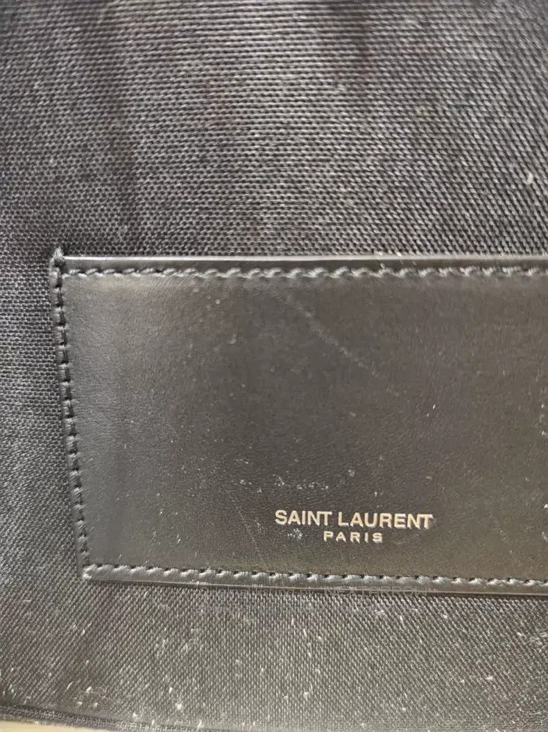 Saint Laurent Paris Saint Laurent Paris Black Embroidered Letter Backpack i Size ONE SIZE - 3 Thumbnail