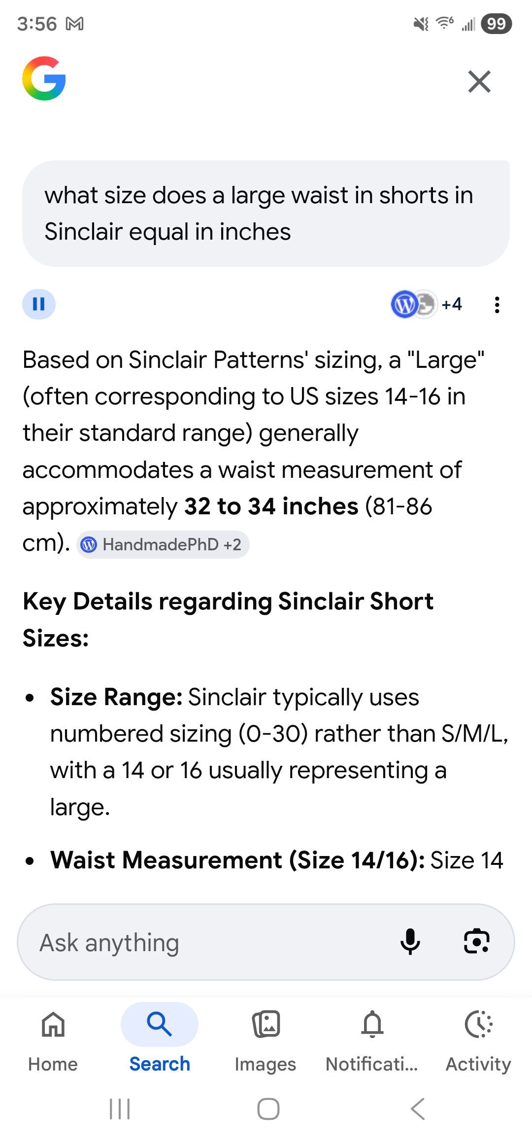 Sinclair Global Sinclair mens Oyster Jersey shorts Size US 33 - 14 Thumbnail