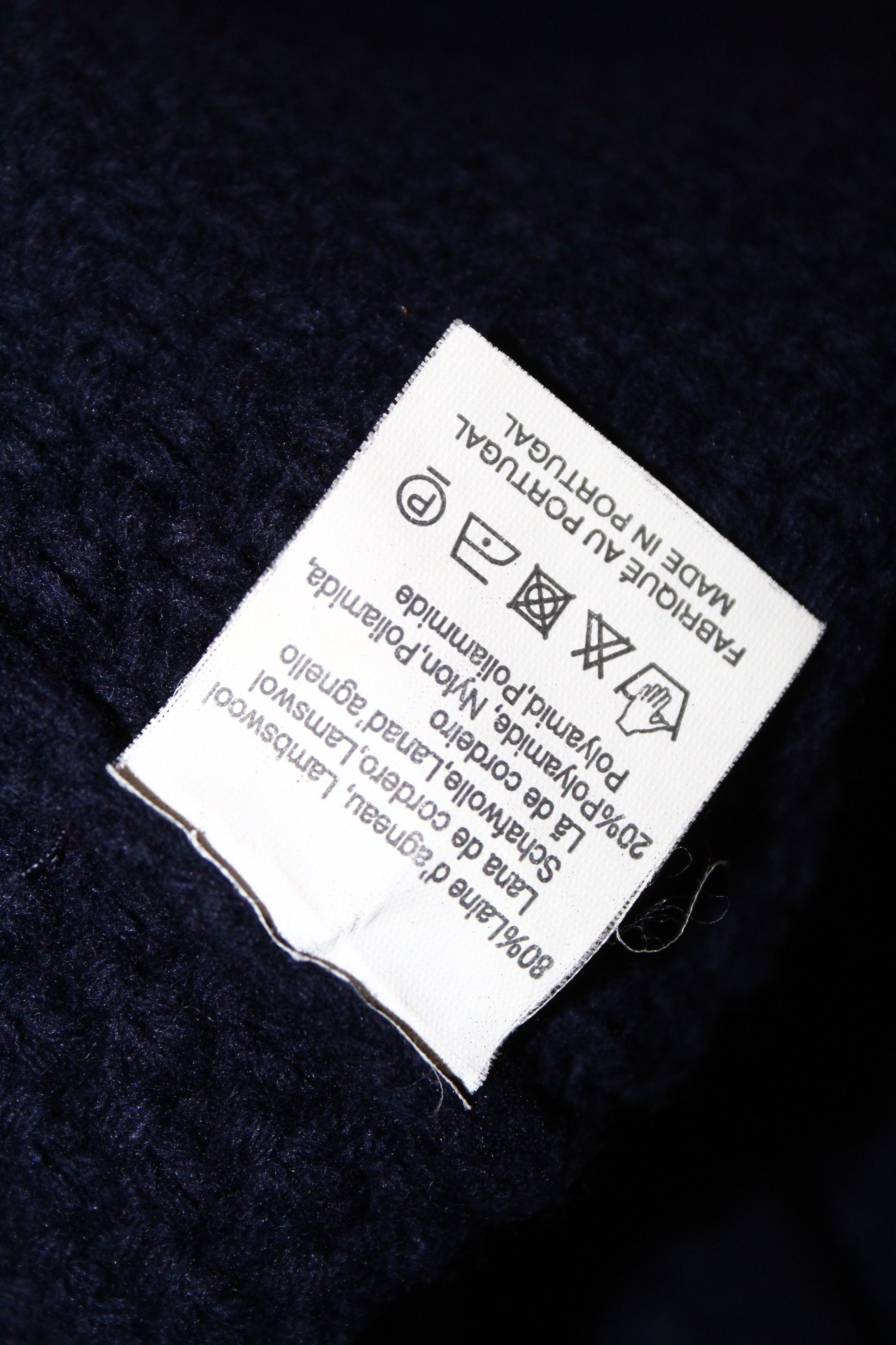 Savile Row B-store London Savile Row Wool Blend Cable Knit Crew Sweater Size US S / EU 44-46 / 1 - 10 Thumbnail