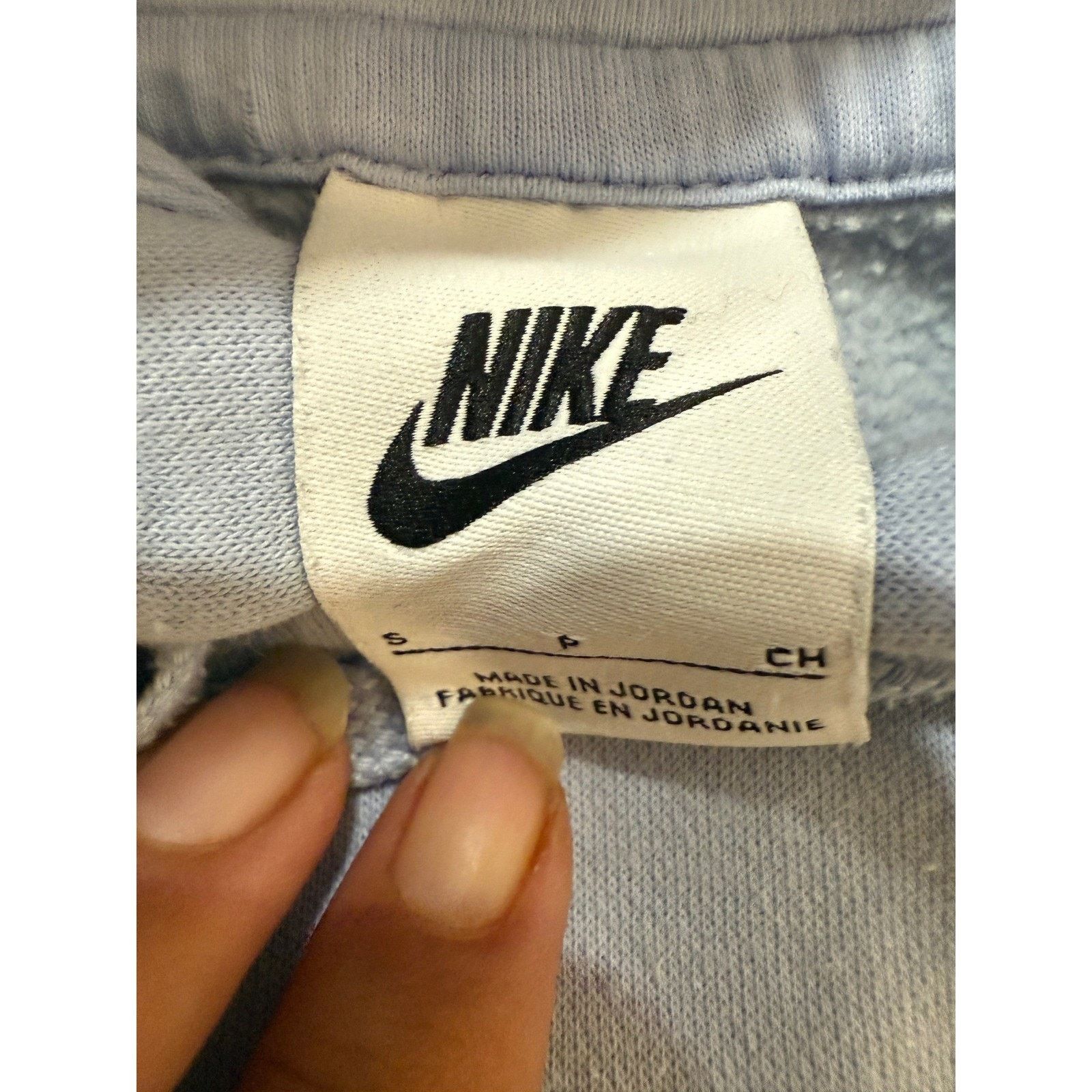 Nike Vintage Y2K Nike Hoodie Men's SM Pullover Hoodie Light Blue Size US S / EU 44-46 / 1 - 3 Thumbnail