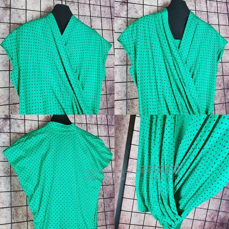 Dior Dior Summer Green Polka Dot Short Sleeve T. Size M / US 6-8 / IT 42-44 - 4 Thumbnail