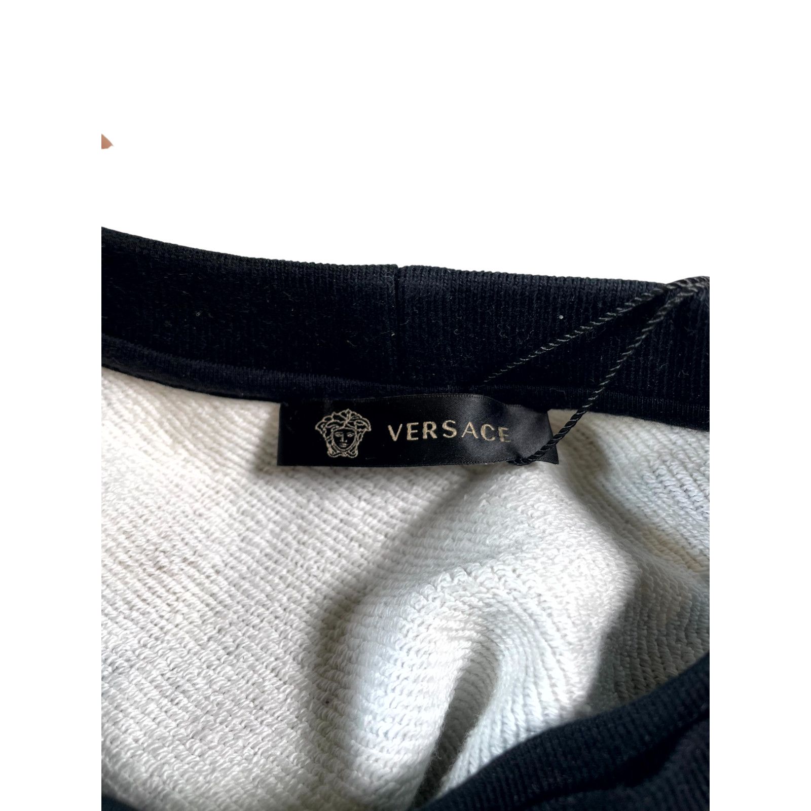 Versace Versace Floral Crewneck Baby Blue & Purple Sweater Size US M / EU 48-50 / 2 - 4 Thumbnail