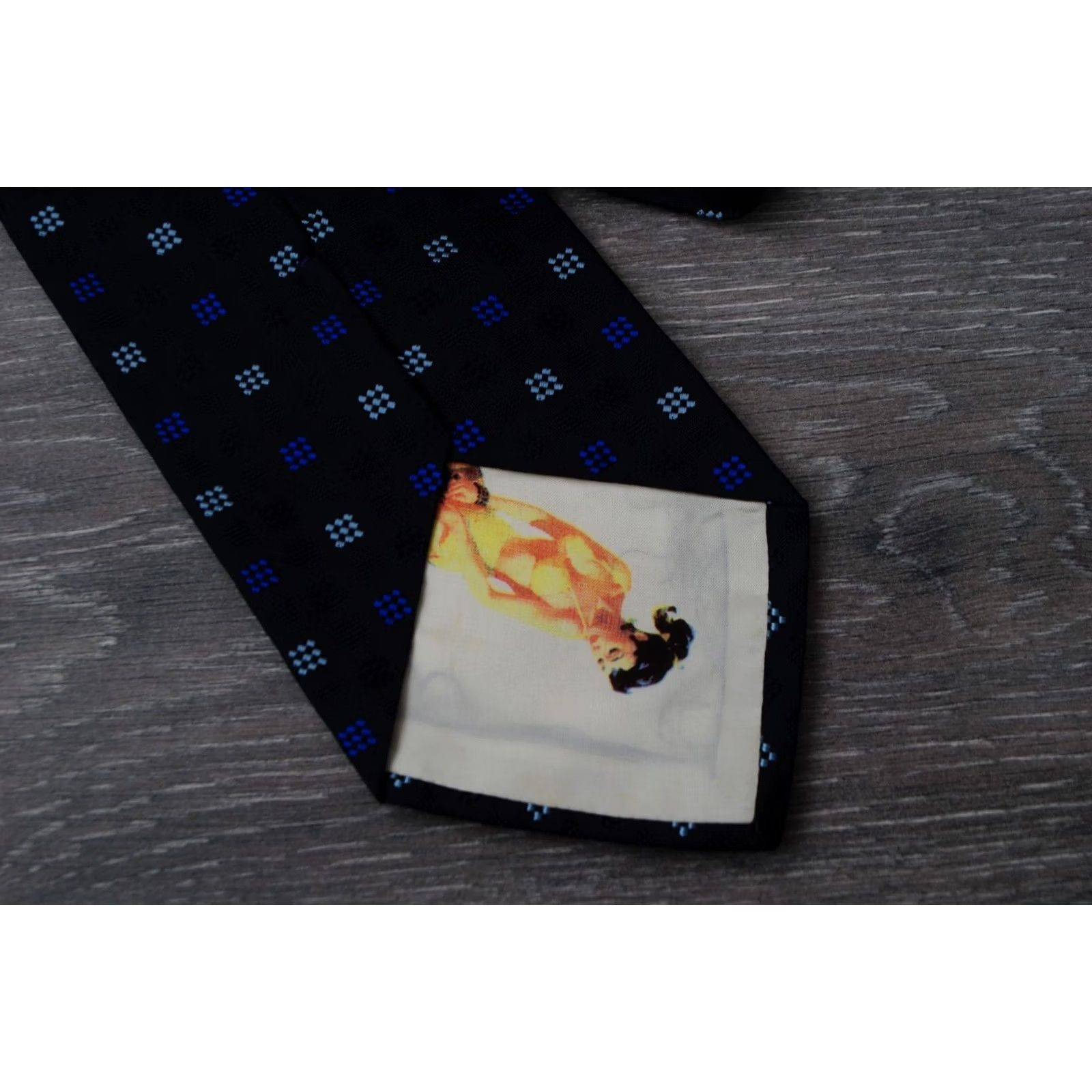 Dolce & Gabbana DOLCE&GABBANA DARK BLUE GEOMETRIC PATTERN 100% SILK TIE MENS NECKTIE ITALY Size ONE SIZE - 5 Thumbnail