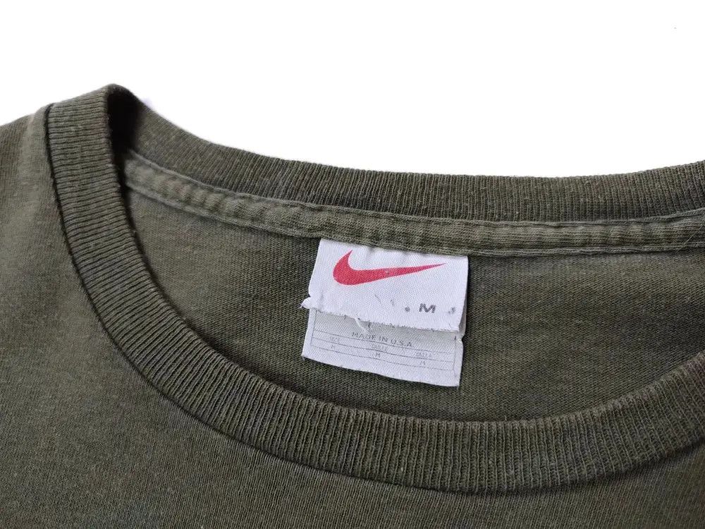 Nike × Vintage Vtg Nike Big Swoosh Usa made t shirt Size US M / EU 48-50 / 2 - 7 Thumbnail