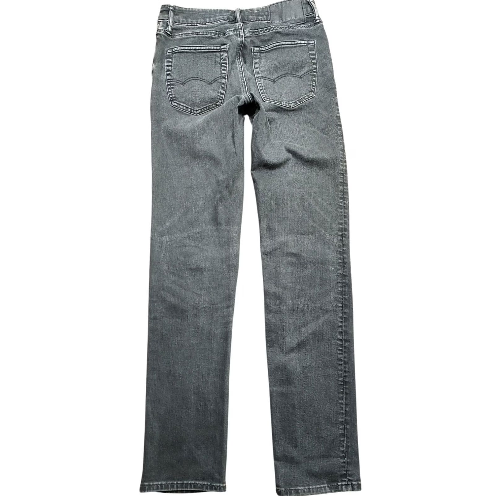 American Eagle Outfitters American Eagle Jeans Mens 28x34 Black Slim Stretch Denim Size US 28 / EU 44 - 2 Thumbnail