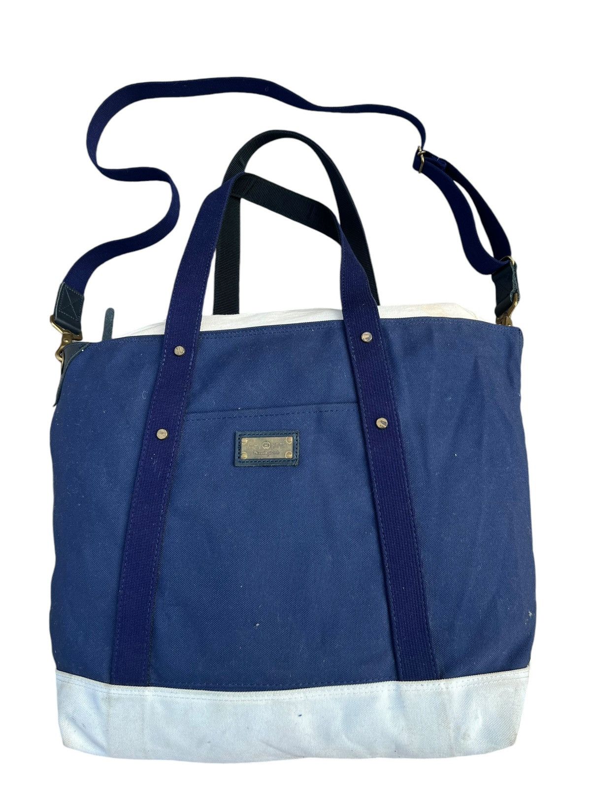 MasterPiece Masterpiece X Victim Japan Muddy Stains 2 Way Tote Bag Size ONE SIZE - 6 Thumbnail