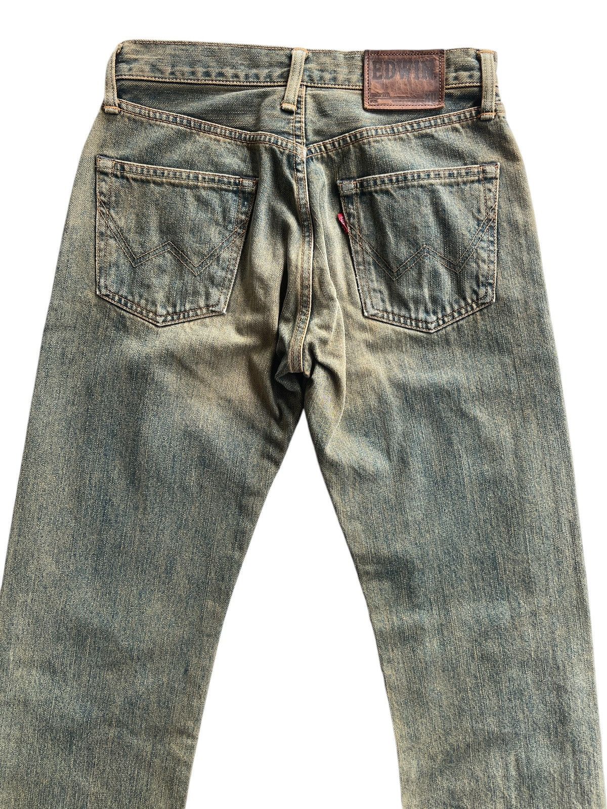 Vintage Vintage Edwin XV Ripped Distressed Denim Size US 27 - 5 Thumbnail