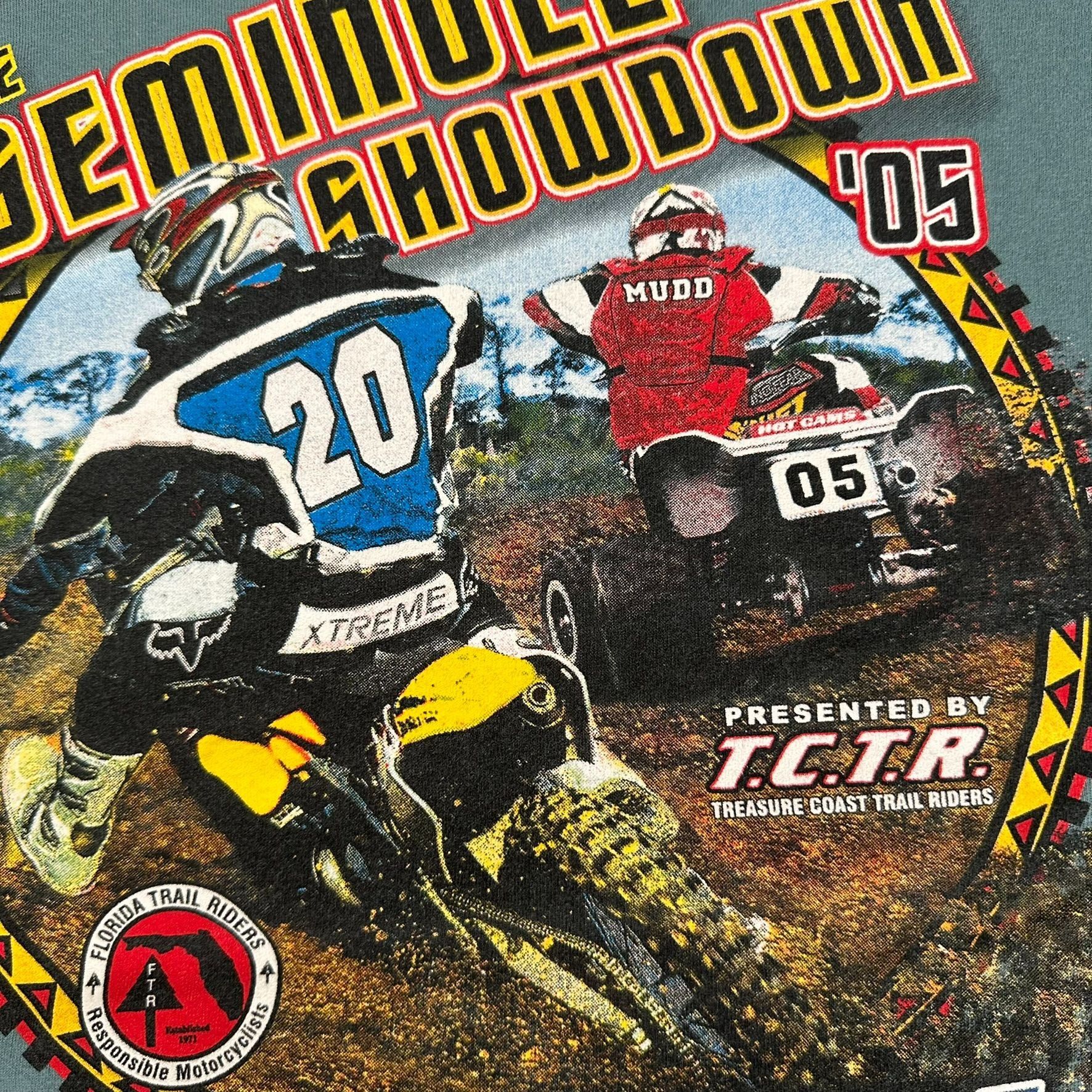 Vintage Vintage Y2K Motocross Dirt Bike T-Shirt Gorpcore MotoX MX Gr Size US XL / EU 56 / 4 - 4 Thumbnail
