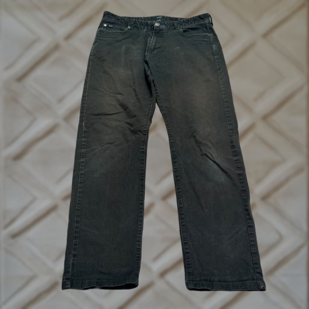 RVCA RVCA Pants Chino Slim Straight 5-Pocket Mens 33 Black Regular Inseam 31" Twill Flat Front Button Zip Modern Classic Mens Size US 35 - 1 Thumbnail