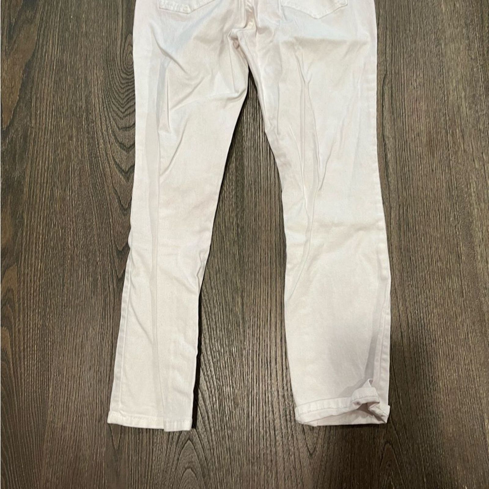H&M L.O.G.G H&M White Mid-Rise Skinny Jeans Size 8 Size 30" / US 8 / IT 44 - 7 Thumbnail