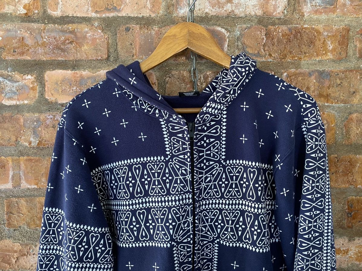 Bounty Hunter × Japanese Brand 2000s Bounty Hunter paisley kapital zipper hoodie Size US M / EU 48-50 / 2 - 3 Thumbnail