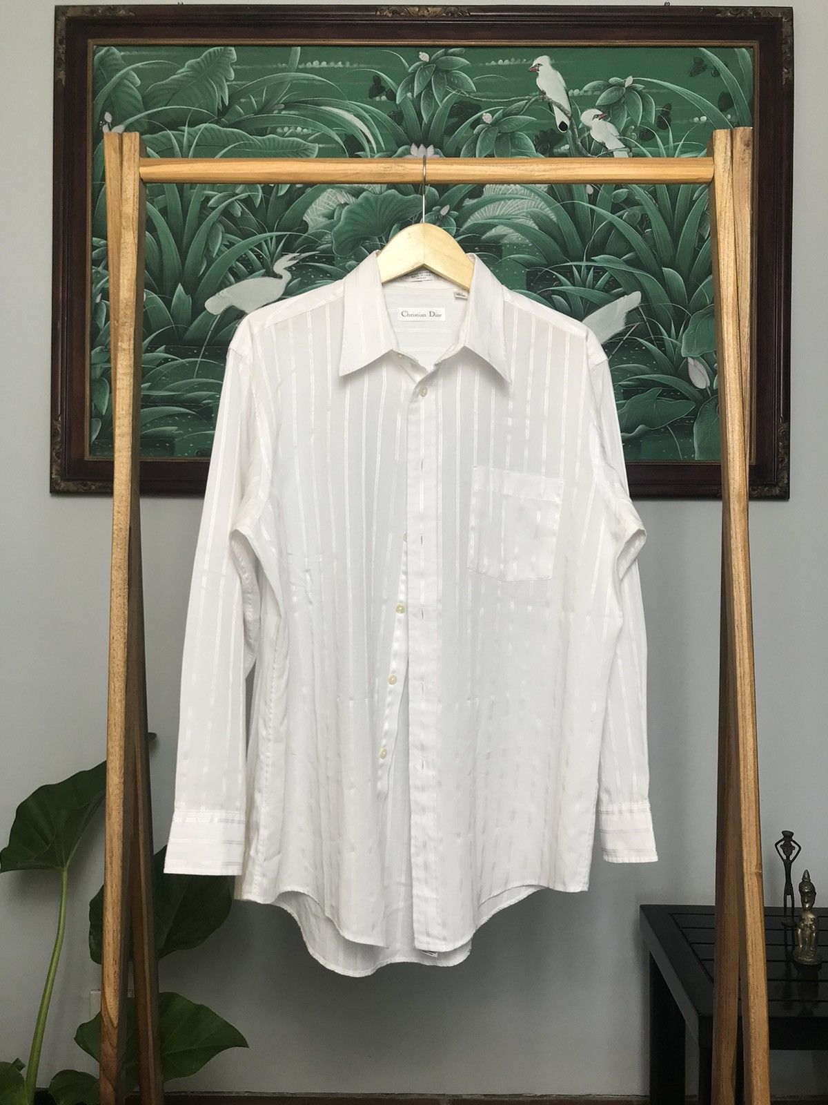 Christian Dior Monsieur × Vintage Christian Dior Stripes Long sleeve Button Up Size US L / EU 52-54 / 3 - 3 Thumbnail