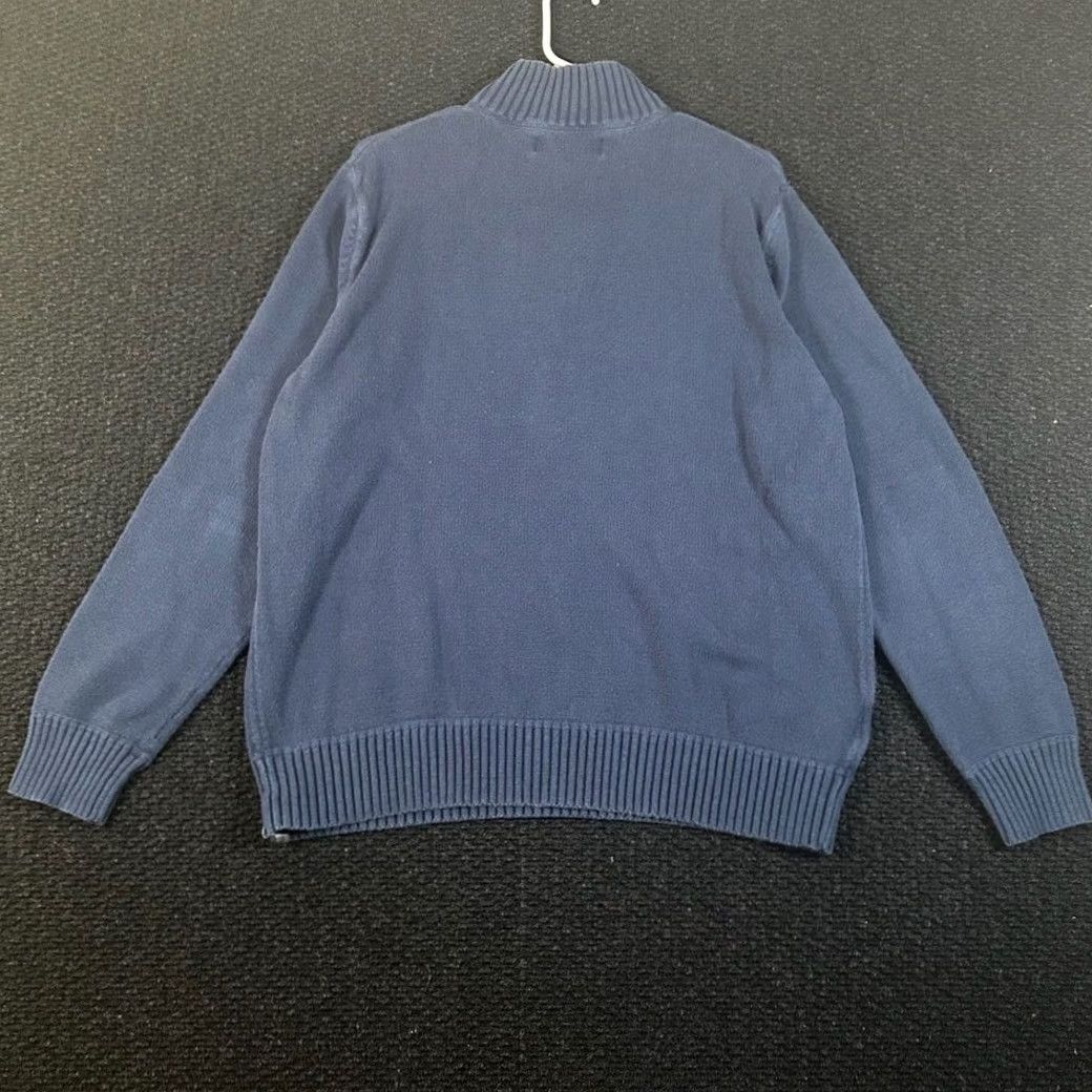 Eddie Bauer Eddie Bauer Sweater Mens Large Blue 100% Cotton Quarter Zip Pullover Size US L / EU 52-54 / 3 - 4 Thumbnail