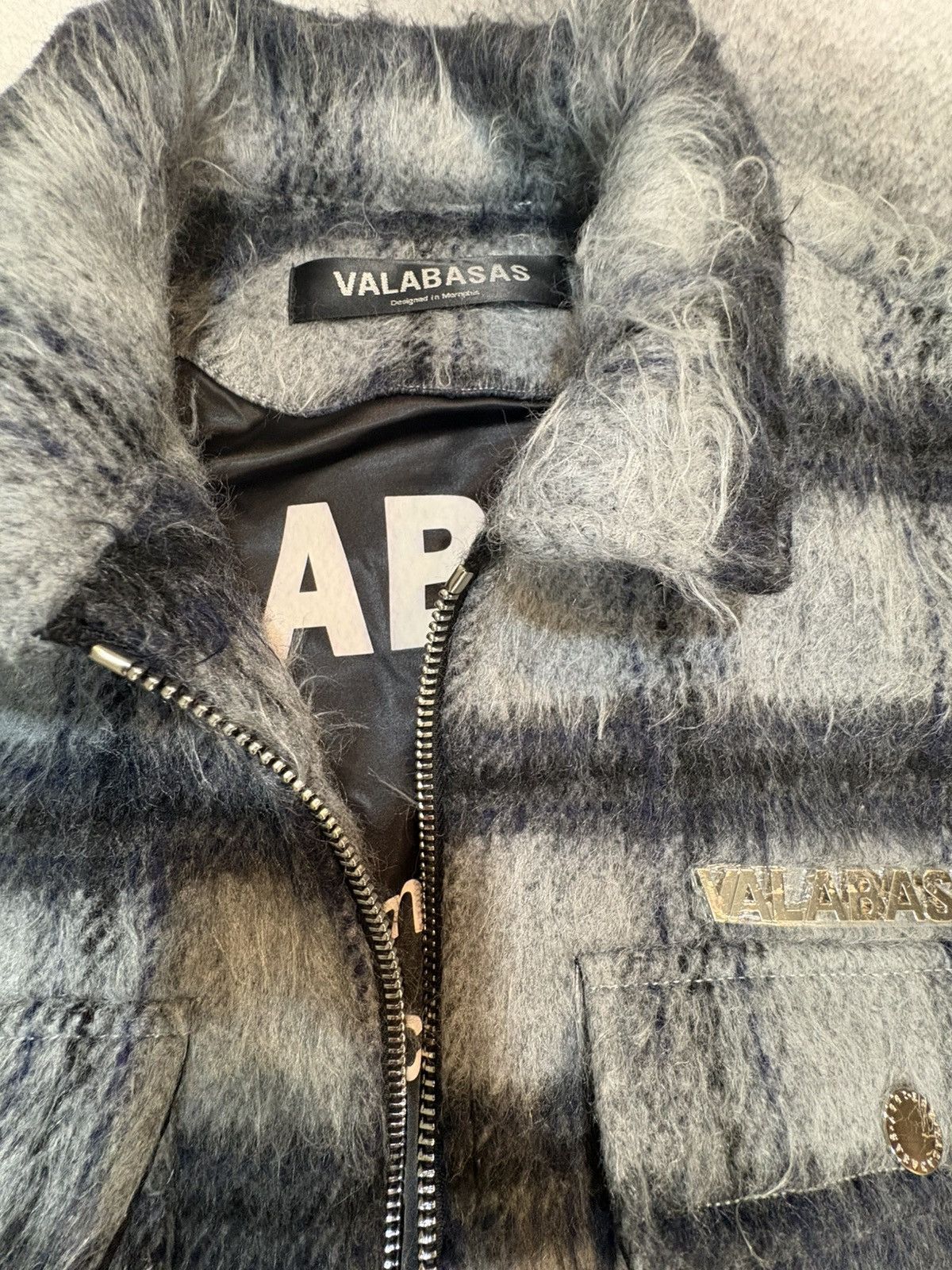 Valabasas NWOT Valabasas 'Poineer' Black Grey Plaid Mohair Jacket XL Size US XL / EU 56 / 4 - 13 Thumbnail