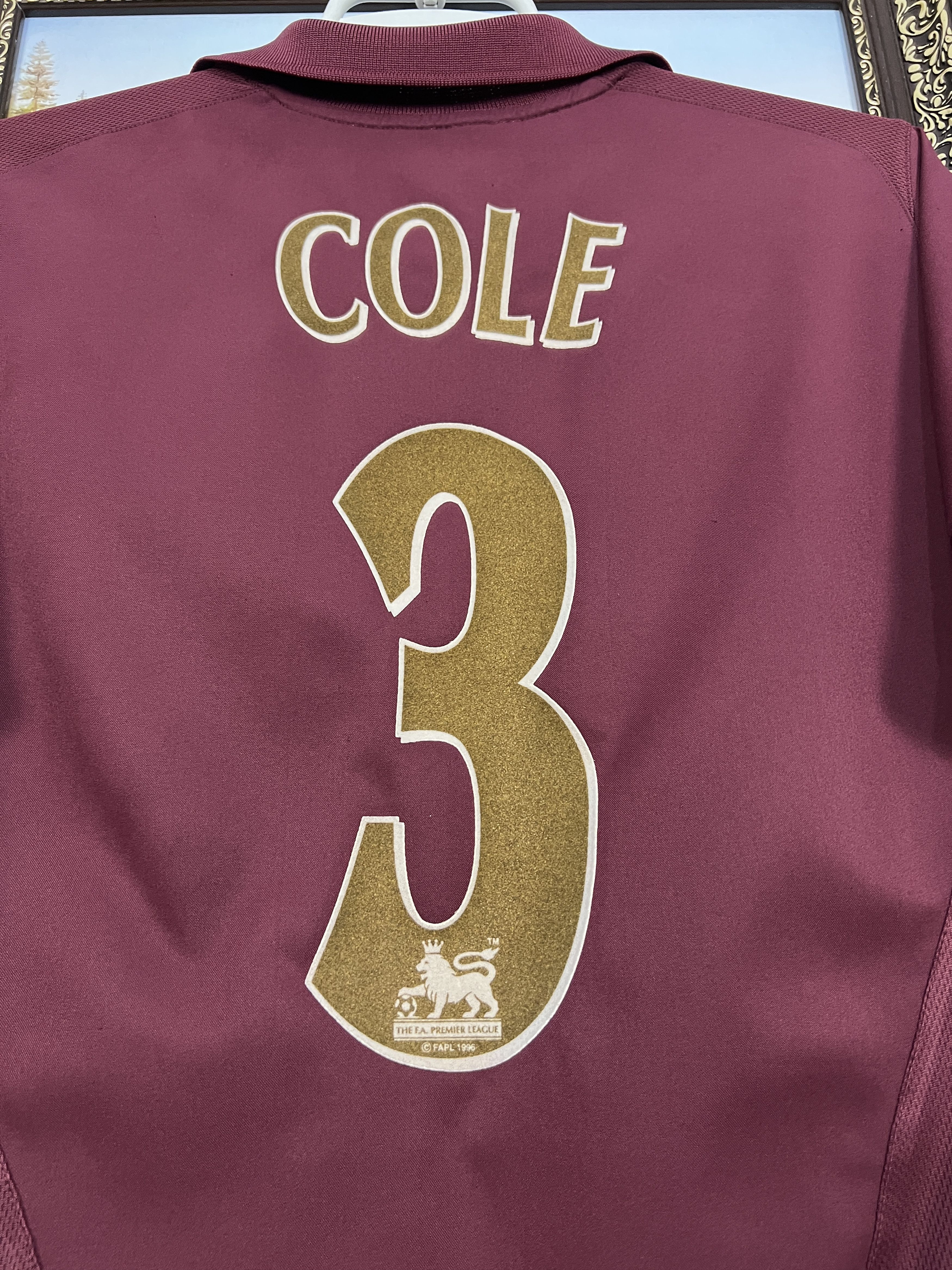Nike Arsenal Home football shirt 2005 Nike #3 Cole o2 Boys Size US XS / EU 42 / 0 - 2 Thumbnail