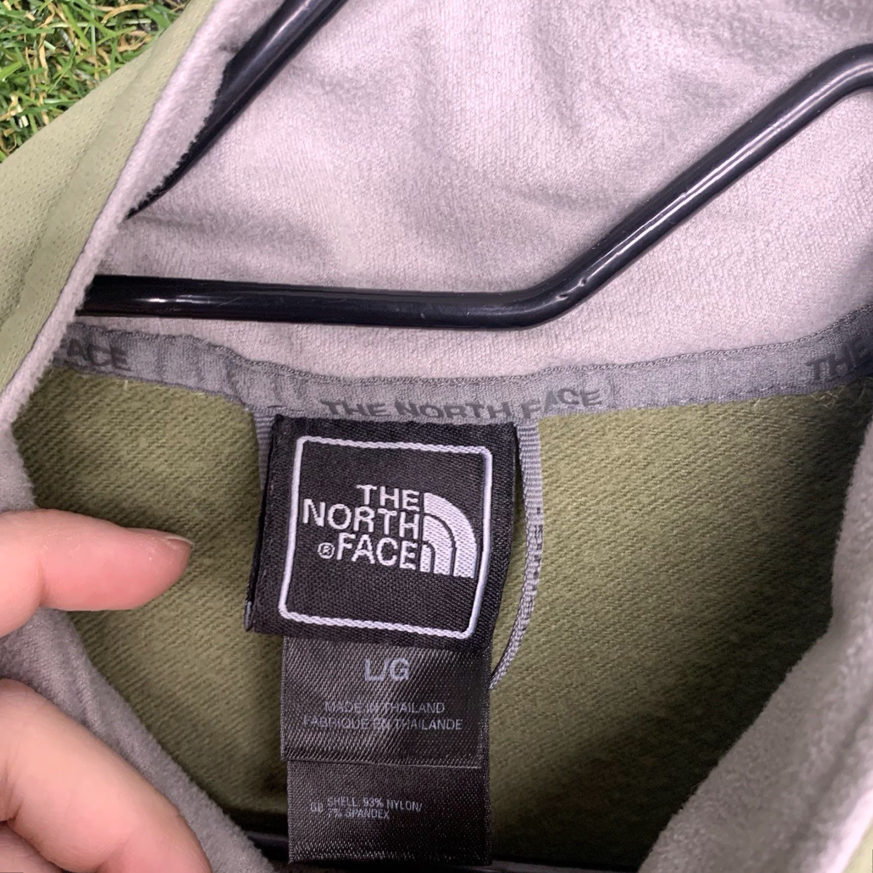 The North Face North Face Apex Pneumatic Jacket Womens Large Triumph Green Softshell Coat Hike Size L / US 10 / IT 46 - 3 Thumbnail