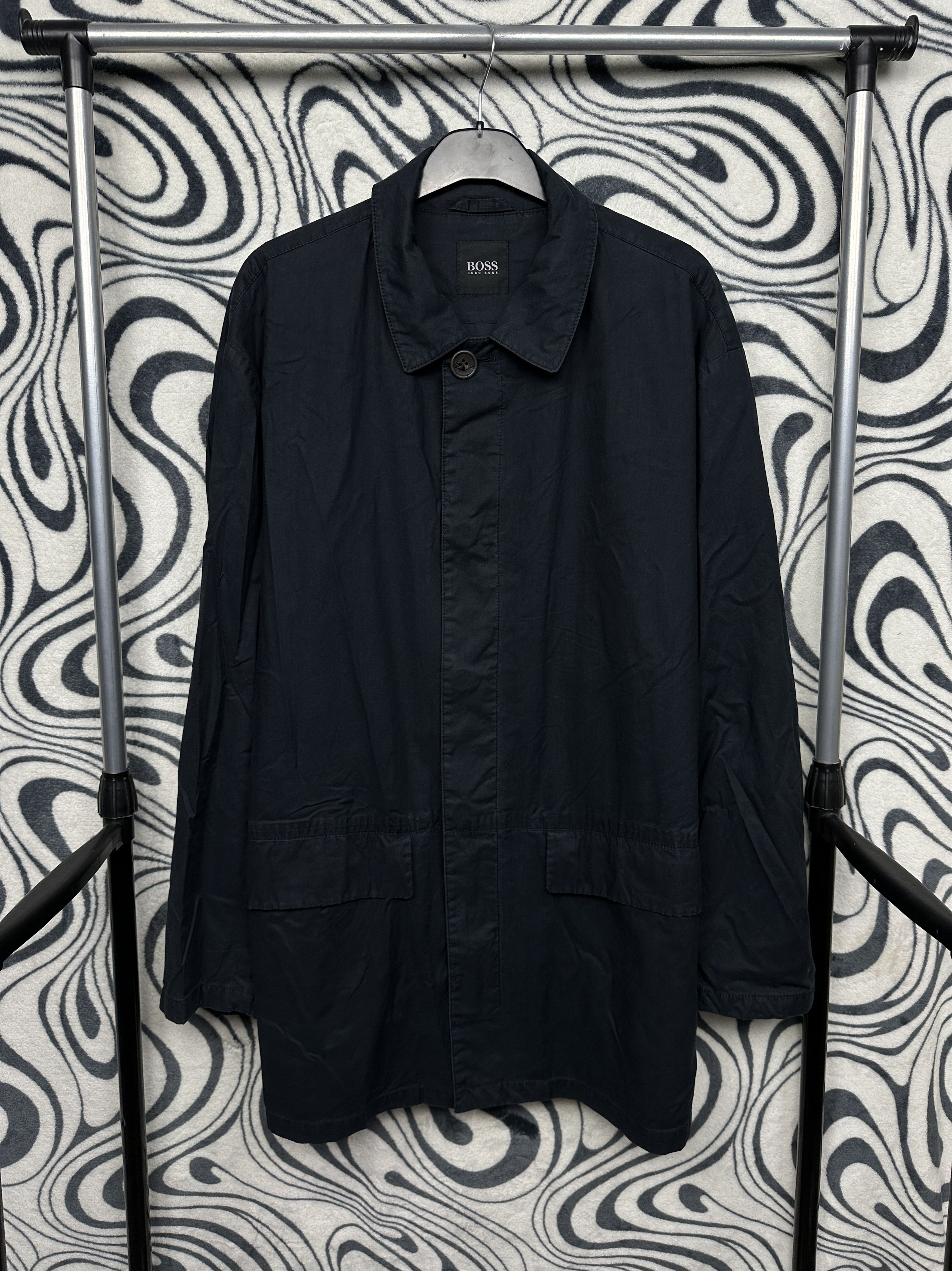 Hugo Boss Hugo Boss Vintage Mens Trench Coat Jacket Size US XL / EU 56 / 4 - 1 Thumbnail