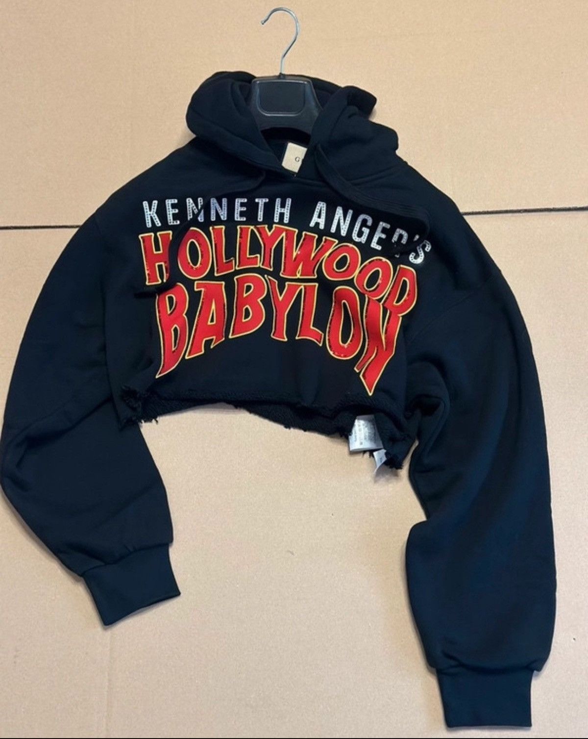 Gucci GUCCI BLACK CROPPED HOODIE Size XS / US 0-2 / IT 36-38 - 2 Thumbnail