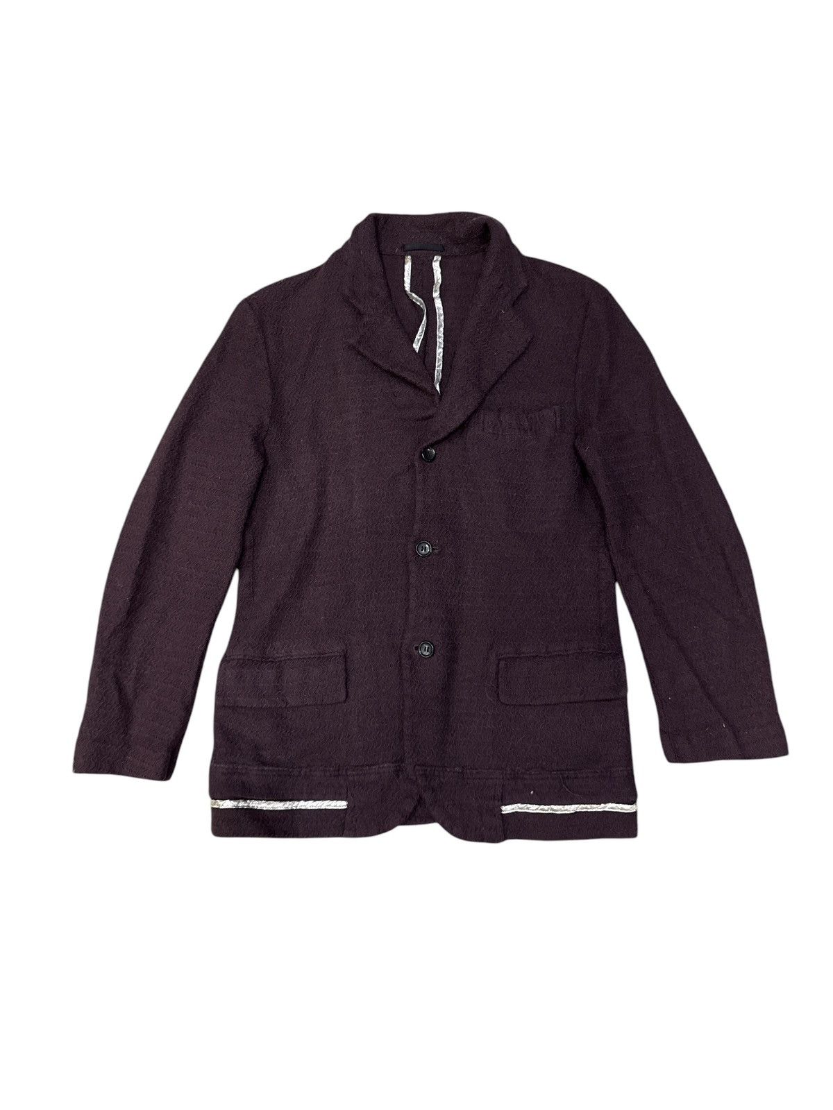 Comme des Garcons VINTAGE CDG HOMME KNITTED WOOL JACKET BLAZER Size US S / EU 44-46 / 1 - 1 Thumbnail