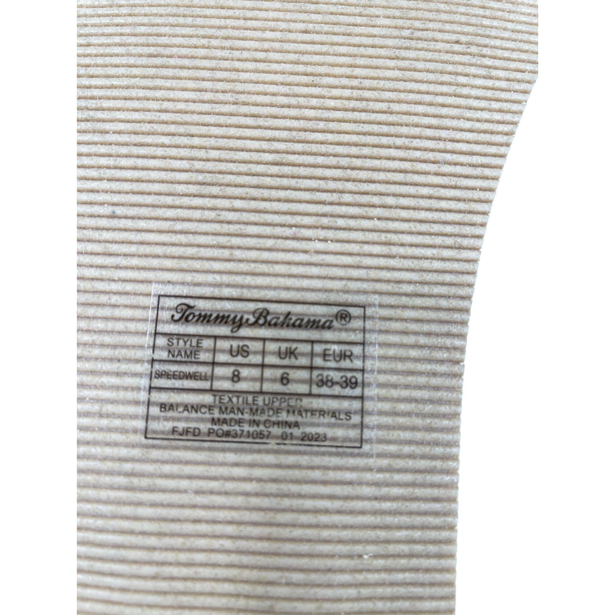 Tommy Bahama Tommy Bahama Womens Blue Slip-On Thong Sandals Size 8 SKU 85 Size US 8 / IT 38 - 11 Thumbnail