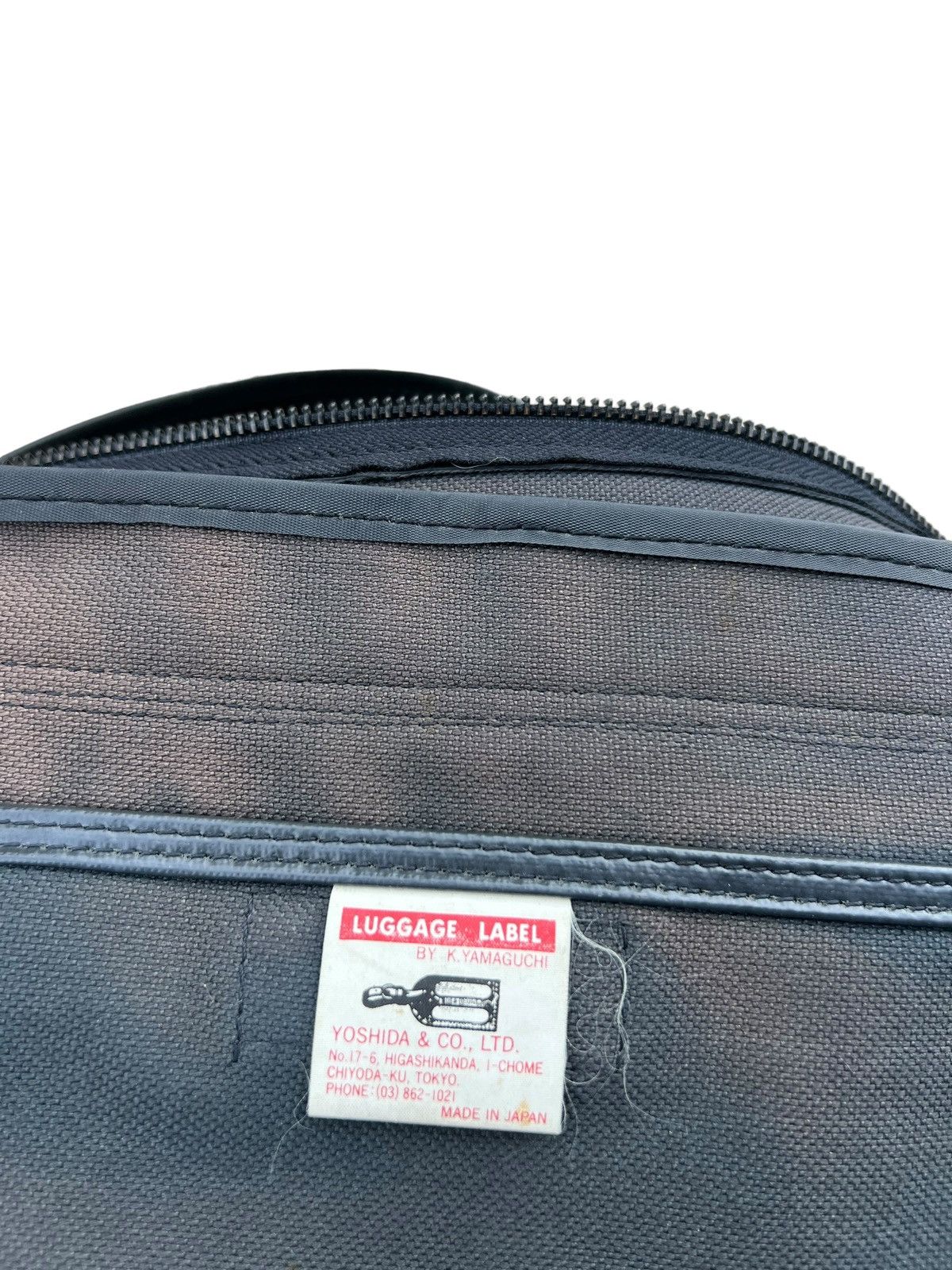 Japanese Brand Vintage Luggage Label Yoshida Tarpaulin Messenger Bag Size ONE SIZE - 24 Thumbnail