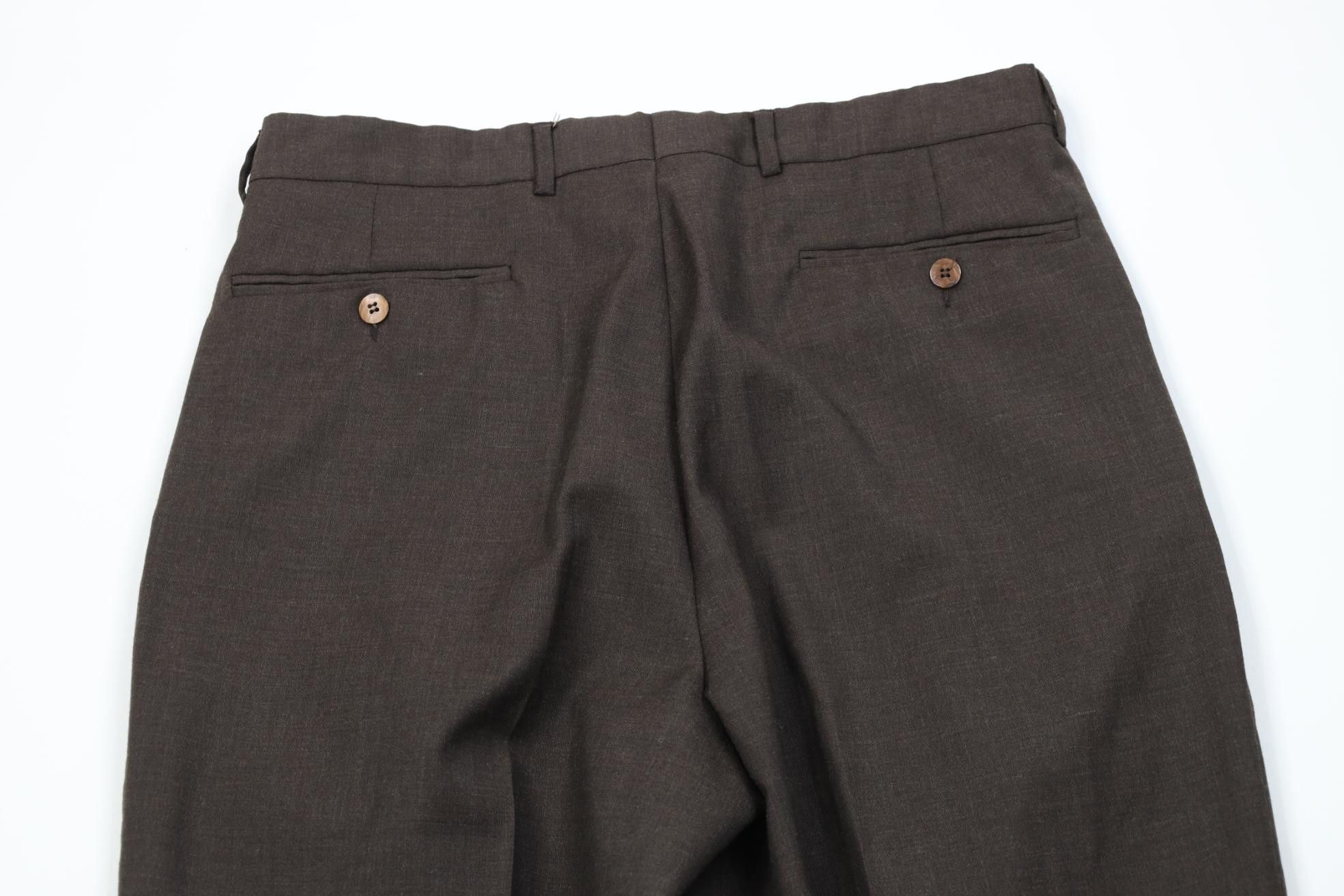 Vintage Vintage 90s Streetwear Knit Wide Leg Chino Pants Brown Size US 32 / EU 48 - 13 Thumbnail