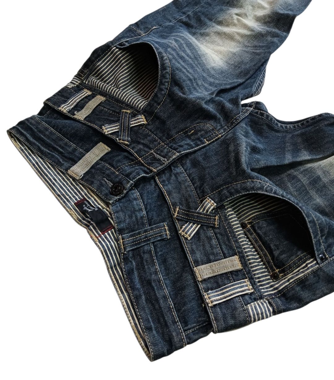 Other Dominate Double Waist Distressed Jeans Size US 32 / EU 48 - 6 Thumbnail