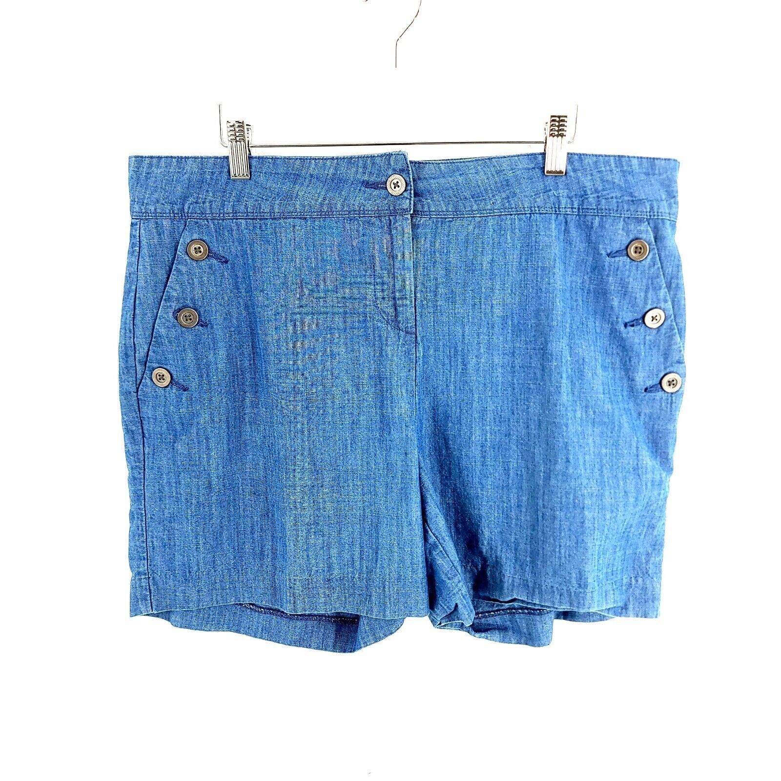 Isaac Mizrahi Isaac Mizrahi New York Blue Light Weight Denim Blue High Ris Size 36" / US 14 / IT 50 - 1 Thumbnail
