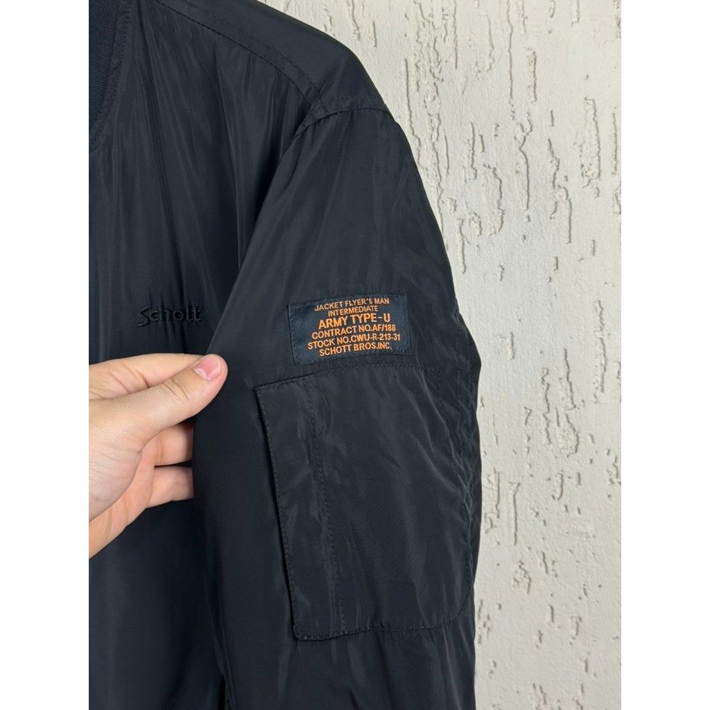 Schott Schott NYC MA1 Army Type-U Bomber Jacket Flyer's Man Size M Size US M / EU 48-50 / 2 - 4 Thumbnail