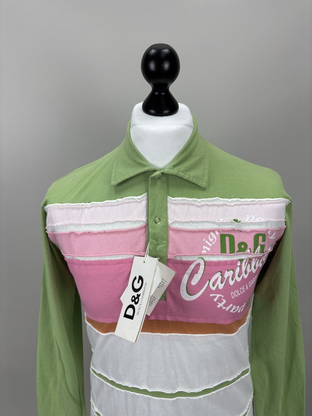 Dolce & Gabbana Mens longsleeve Y2k Dolce Gabbana Size M Color Multicolor Size US M / EU 48-50 / 2 - 3 Thumbnail