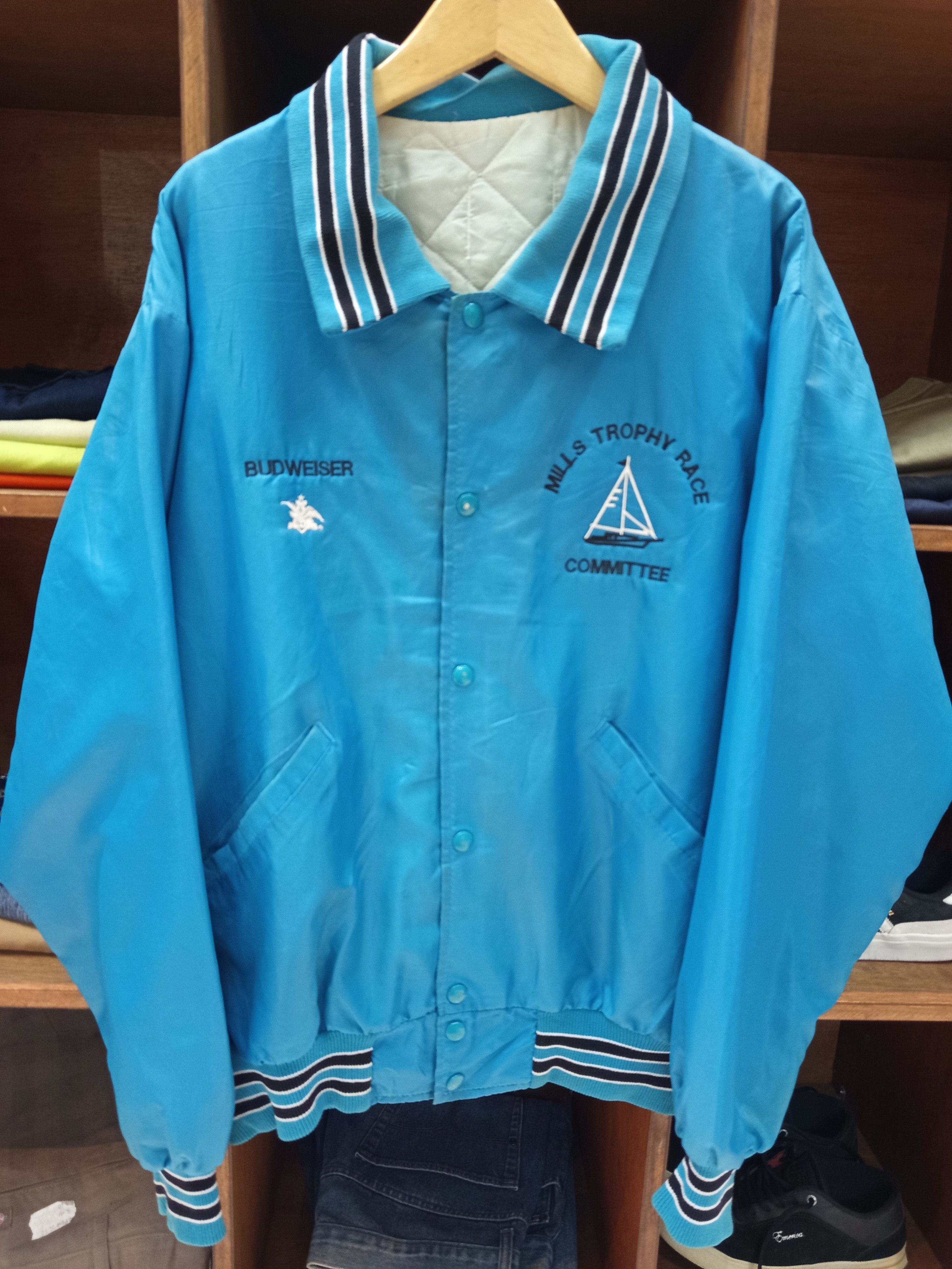 Budweiser 1990s Budweiser Mills Trophy Race Committee Jacket Size US L / EU 52-54 / 3 - 1 Thumbnail