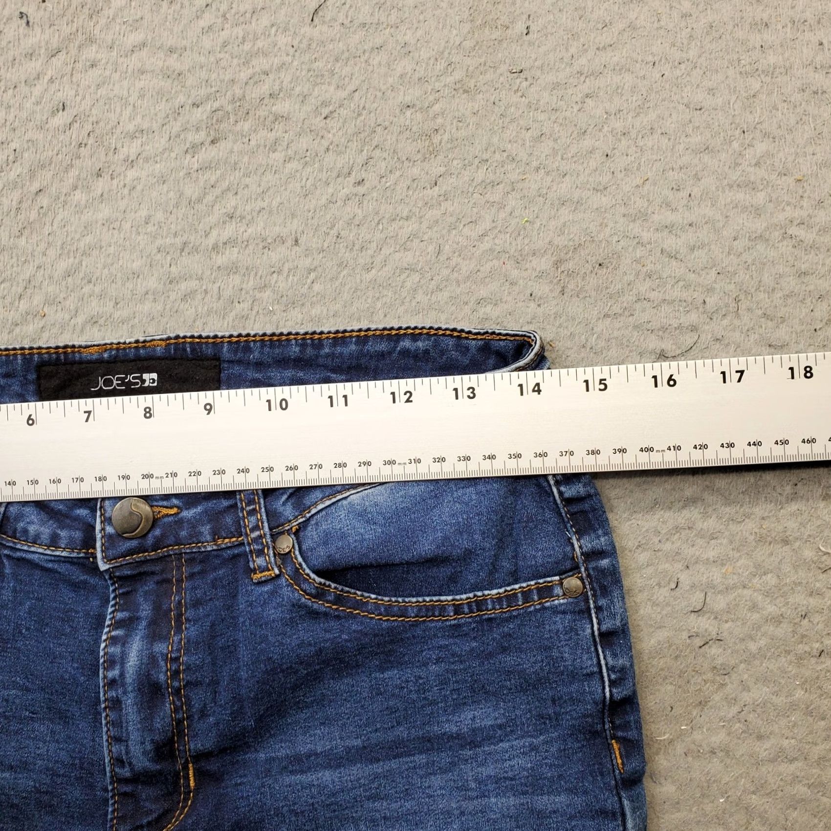Vintage Joe's Jeans Womens Skinny Jeans 16 Blue Denim 5-Pocket Design Streetwear Regular Fit Jeans Men/ Women? (Corrected: Women) Size 38" / US 16 / IT 52 - 6 Thumbnail