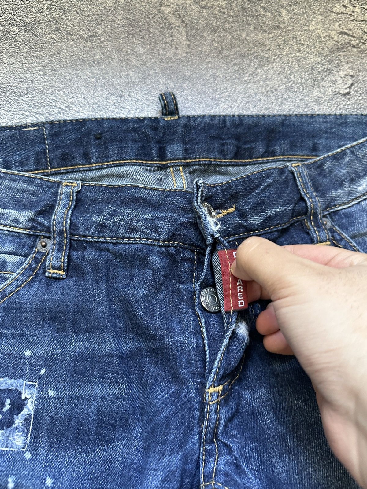Dsquared2 Vintage Dsquared2 Women’s Distressed Denim Jeans Size 44 Size 30" / US 8 / IT 44 - 8 Thumbnail