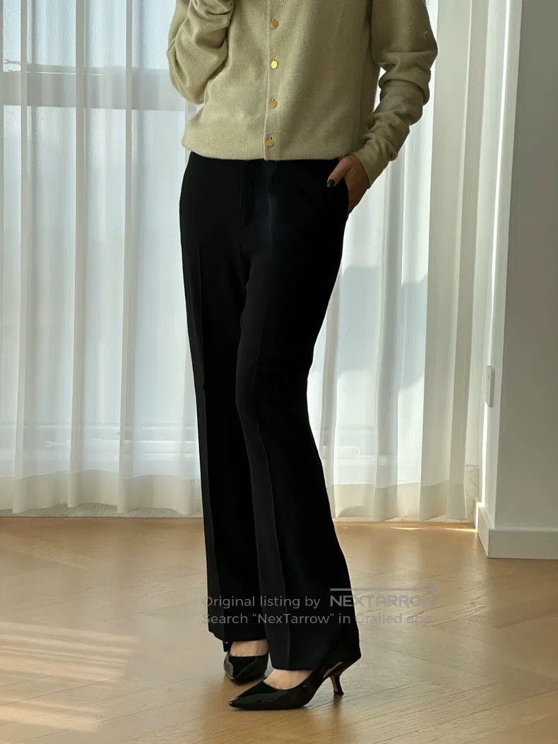 Hermes Hermes Vintage fine wool pleated casual dress pants for wo Size 24" / US 00 / IT 34 - 6 Thumbnail