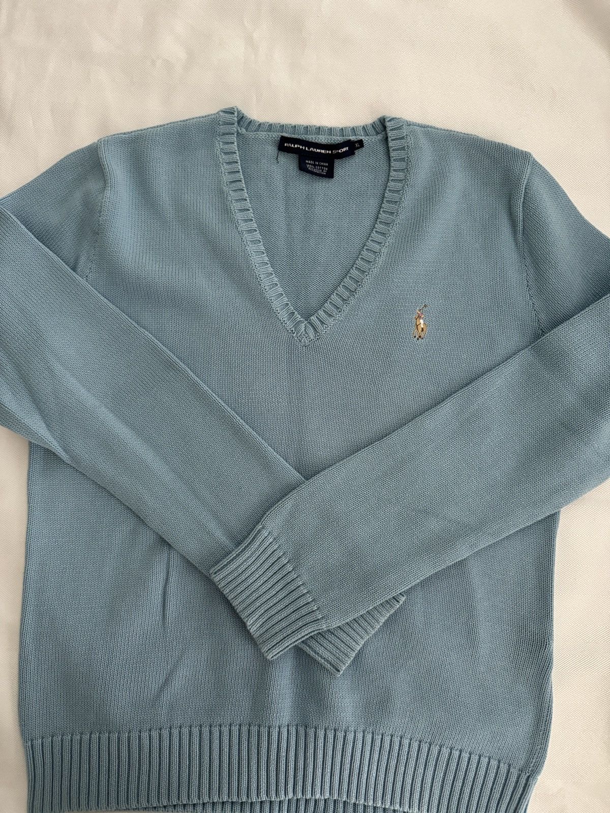Polo Ralph Lauren Polo Ralph Lauren v-neck sweater Size US XL / EU 56 / 4 - 1 Thumbnail