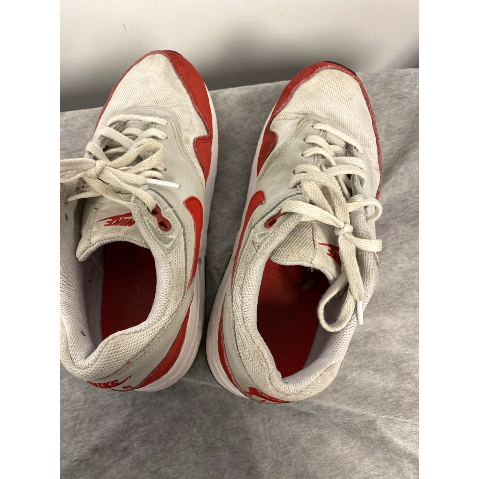 Nike Nike Air Max 1 '86 OG Big Bubble Size 6Y DQ3989-100 University Red / 0306 Nike Shoes for Teens Womens Mens Boys Girls Size ONE SIZE - 6 Thumbnail