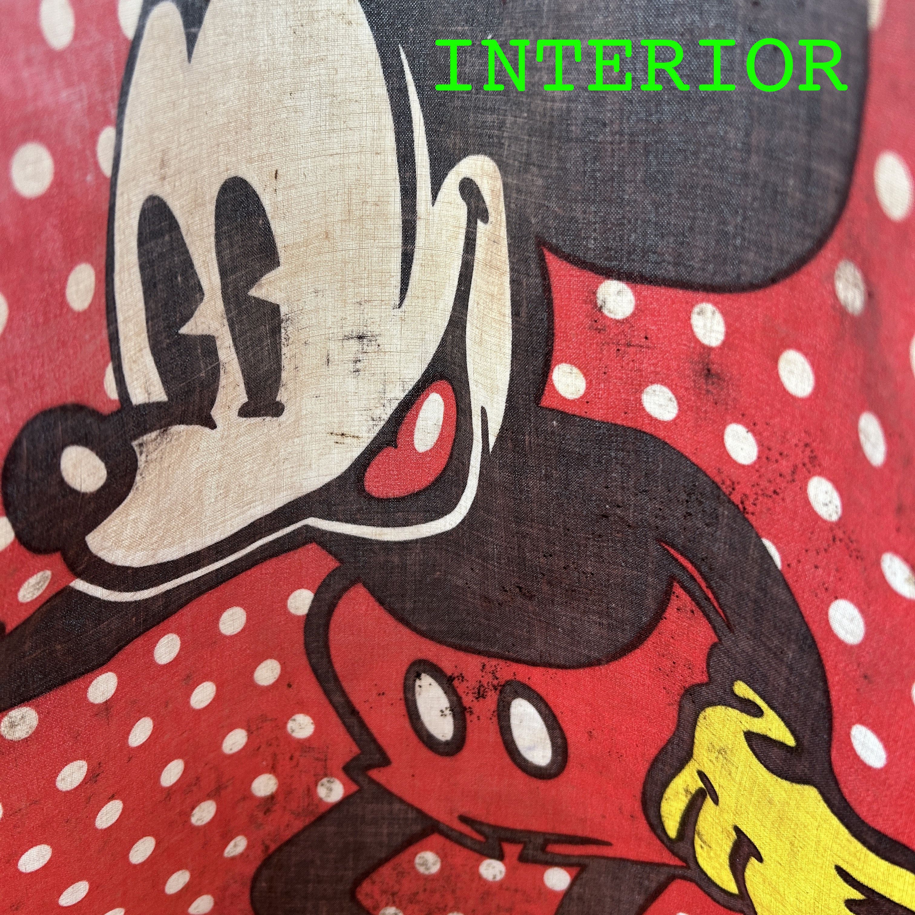 Vintage Vintage 70s mickey mouse tote bag Size ONE SIZE - 8 Thumbnail