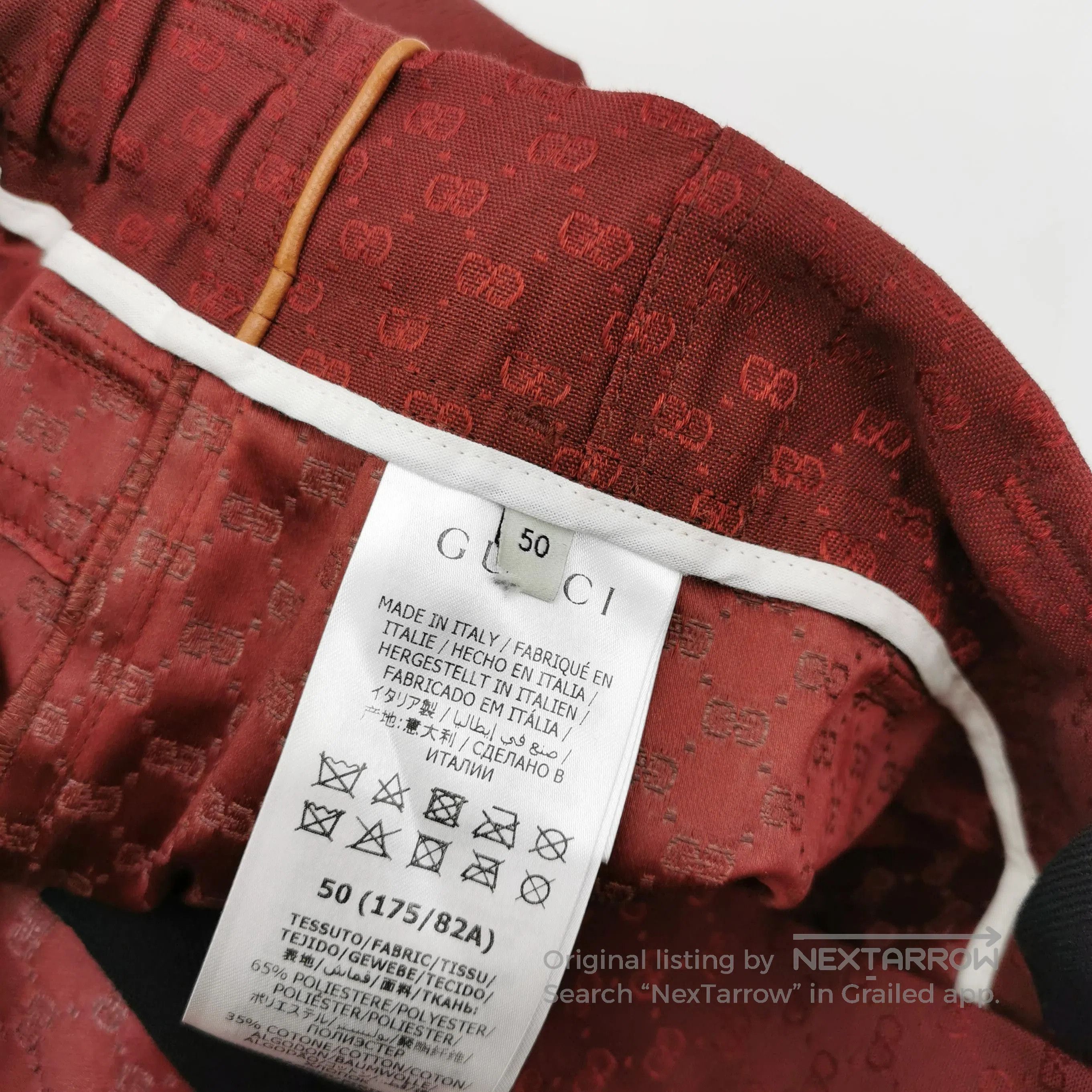 Gucci Gucci x Adidas Cotton Logo Pants. Size US 34 / EU 50 - 1 Thumbnail