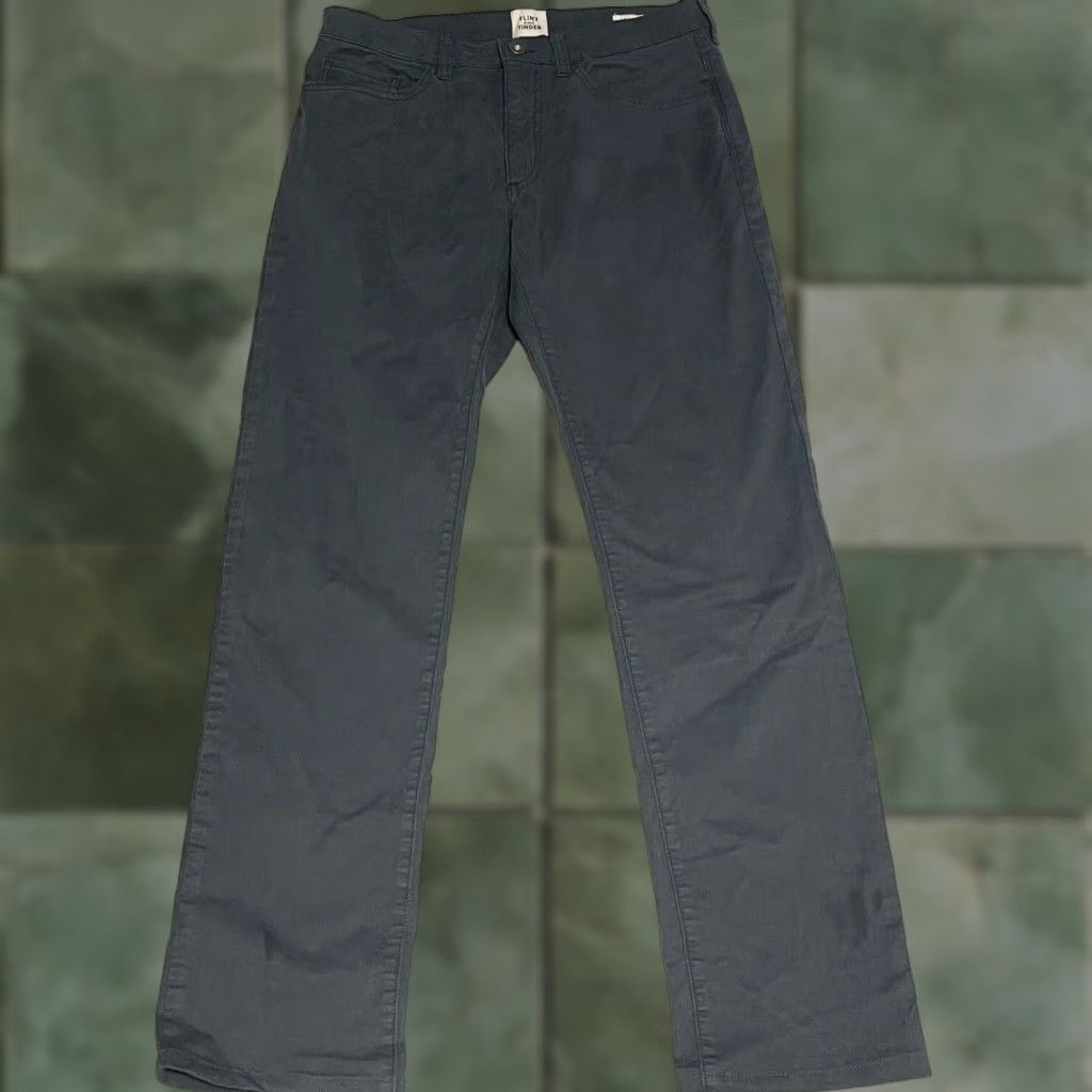 Flint And Tinder VINTAGE Flint and Tinder Men's Chino Pants 30x30 Navy Casual Workwear Modern Size US 30 / EU 46 - 1 Thumbnail