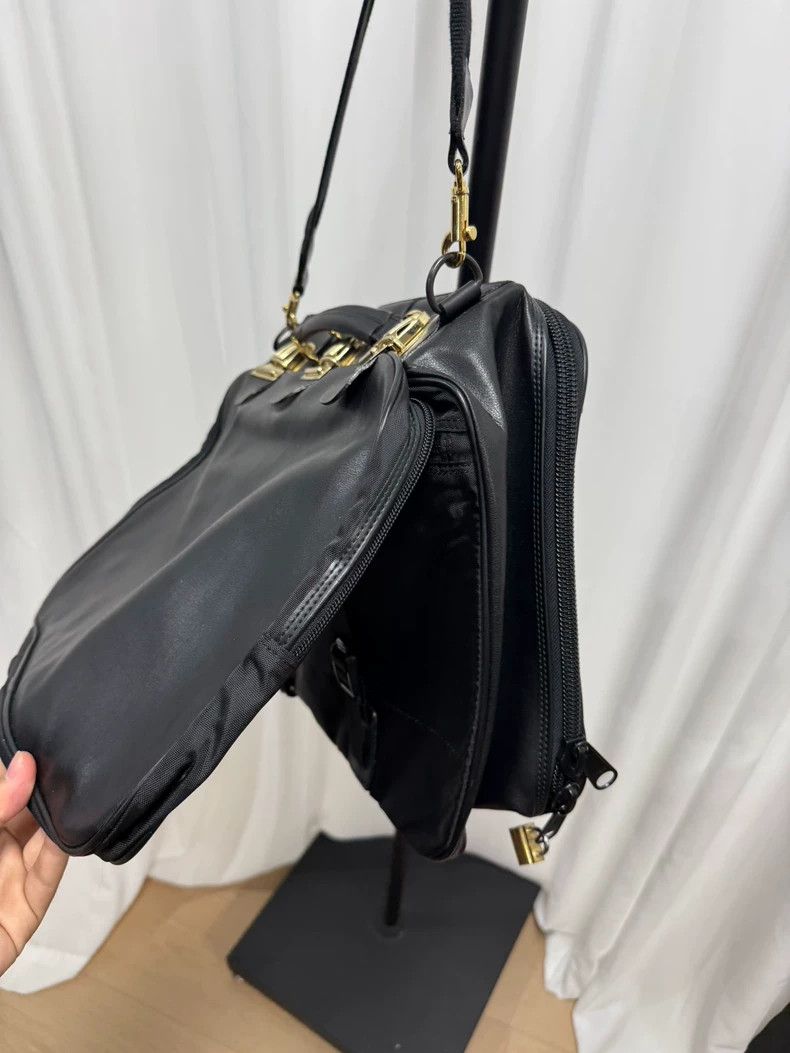 Yohji Yamamoto yohji yamamoto Two-in-one satchel with black and gold buck Size ONE SIZE - 5 Thumbnail
