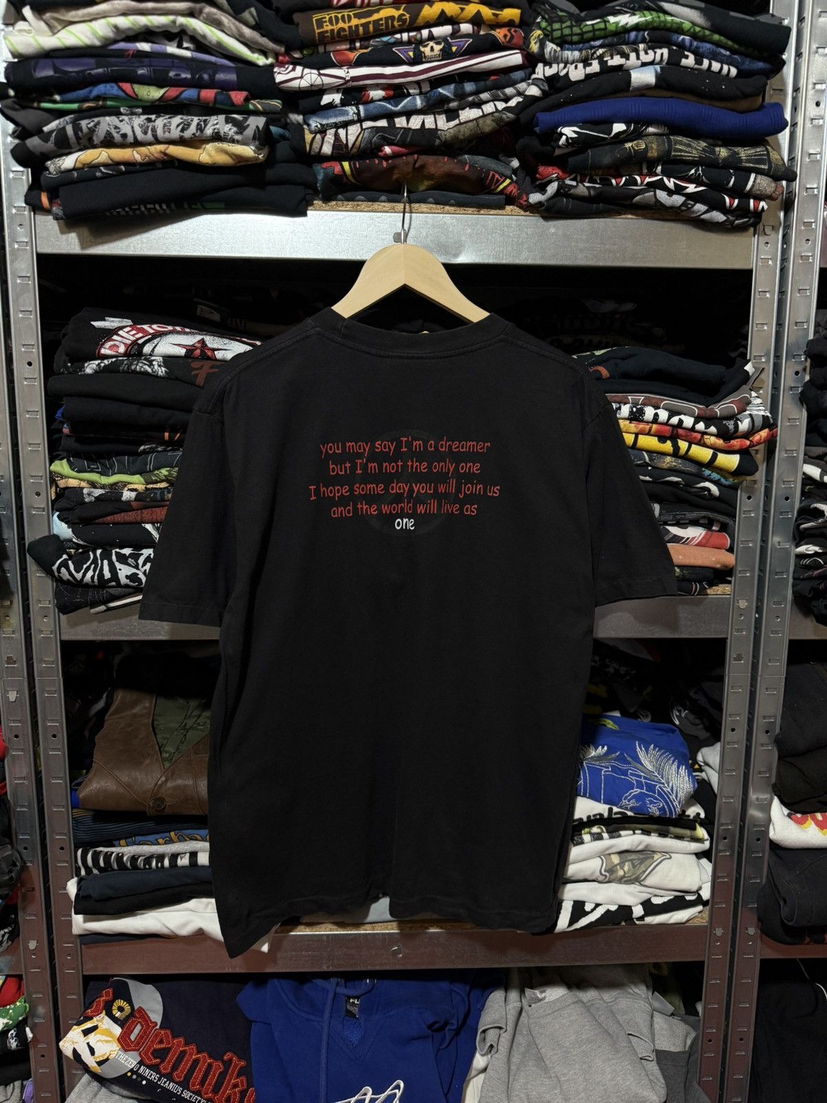 Band Tees Vintage 1990’s John Lennon The Beatles New York City T-Shirt Size US XL / EU 56 / 4 - 2 Thumbnail