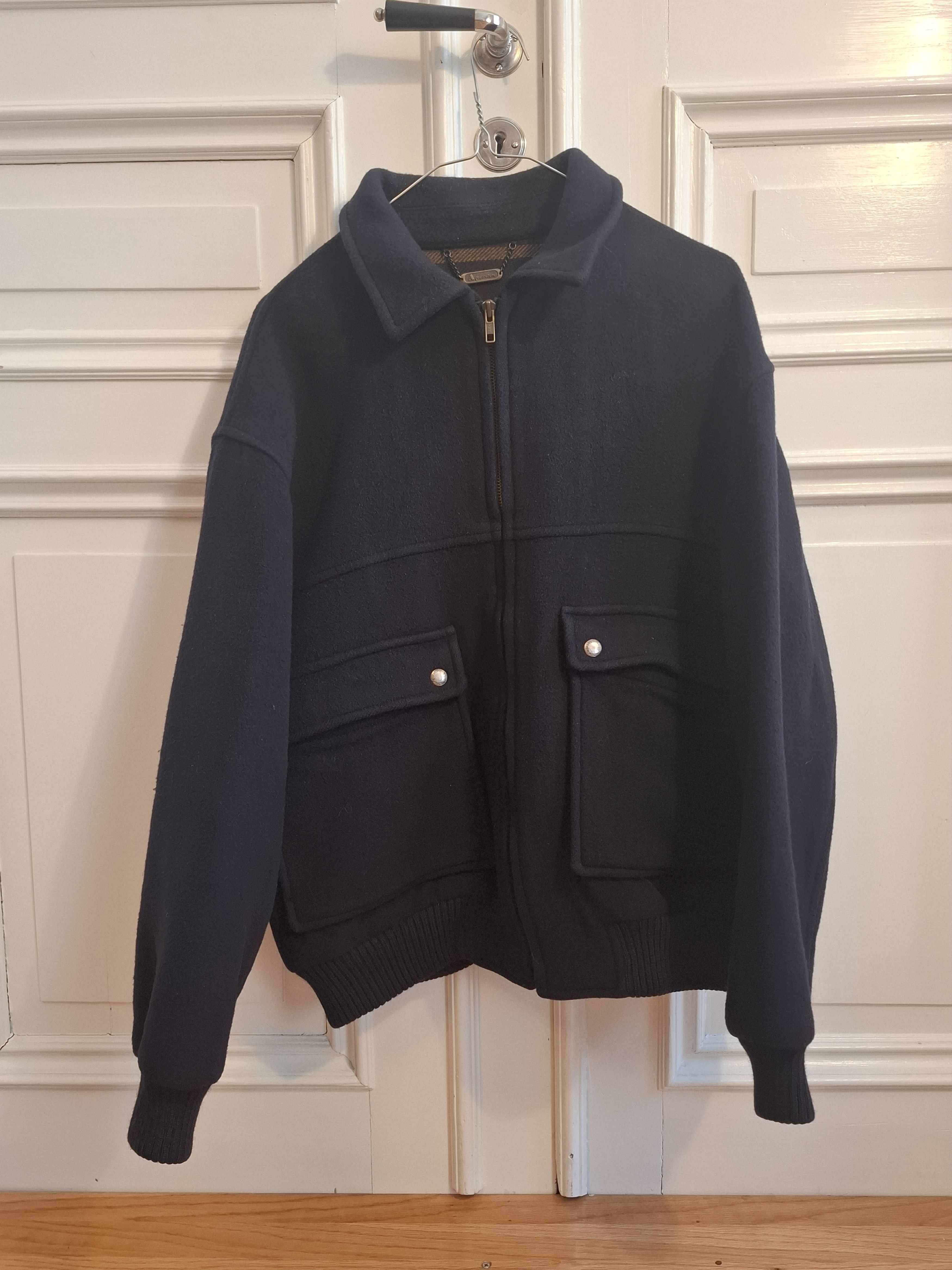 Aquascutum Aquascutum wool bomber Size US L / EU 52-54 / 3 - 2 Thumbnail