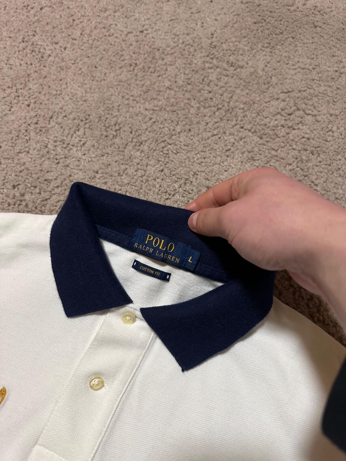 Polo Ralph Lauren Men Polo Ralph Lauren Custom Slim Fit Polo Sz L Size US L / EU 52-54 / 3 - 4 Thumbnail