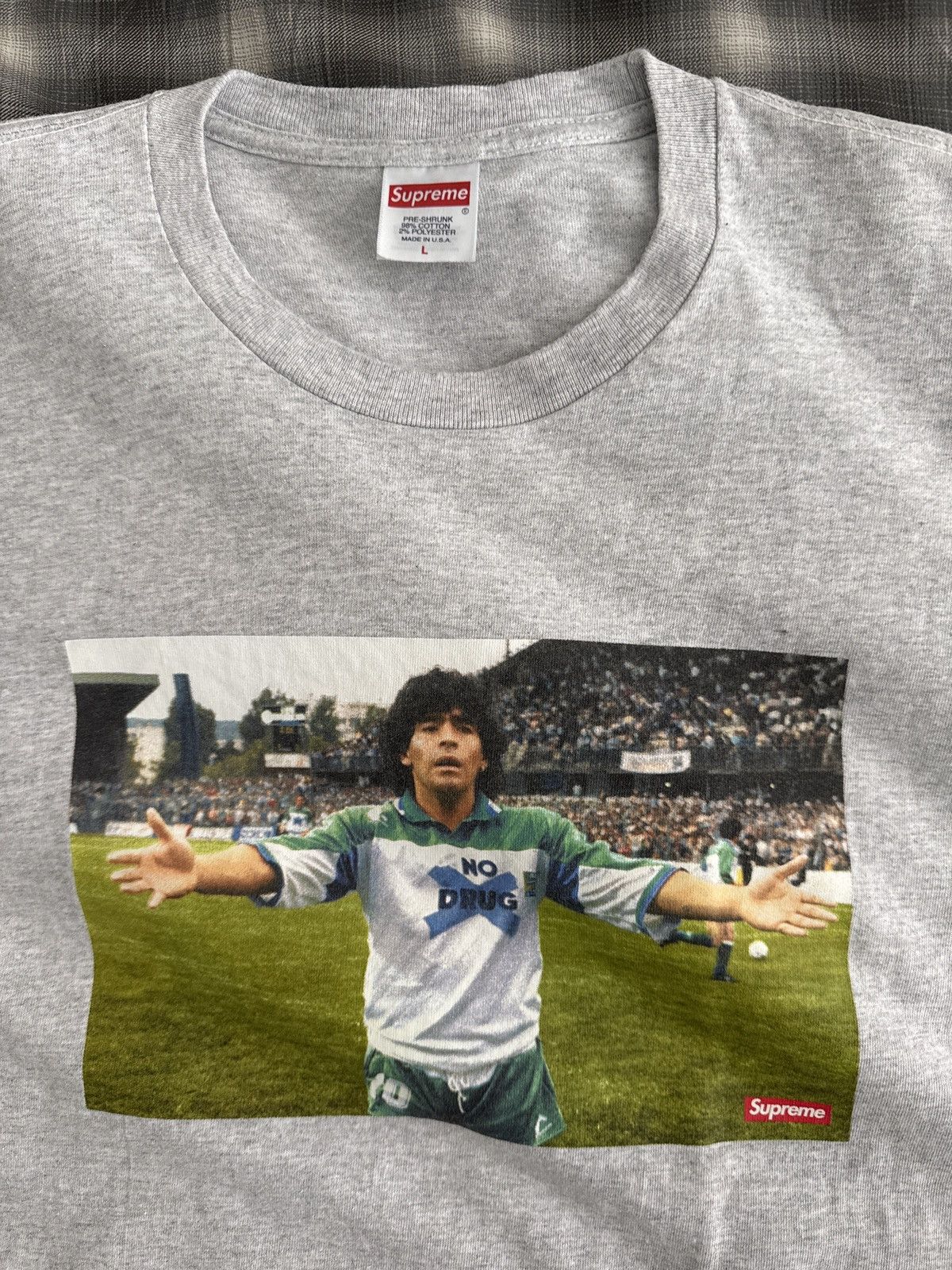 Supreme Supreme Maradona Tee SS24 Size US L / EU 52-54 / 3 - 2 Thumbnail