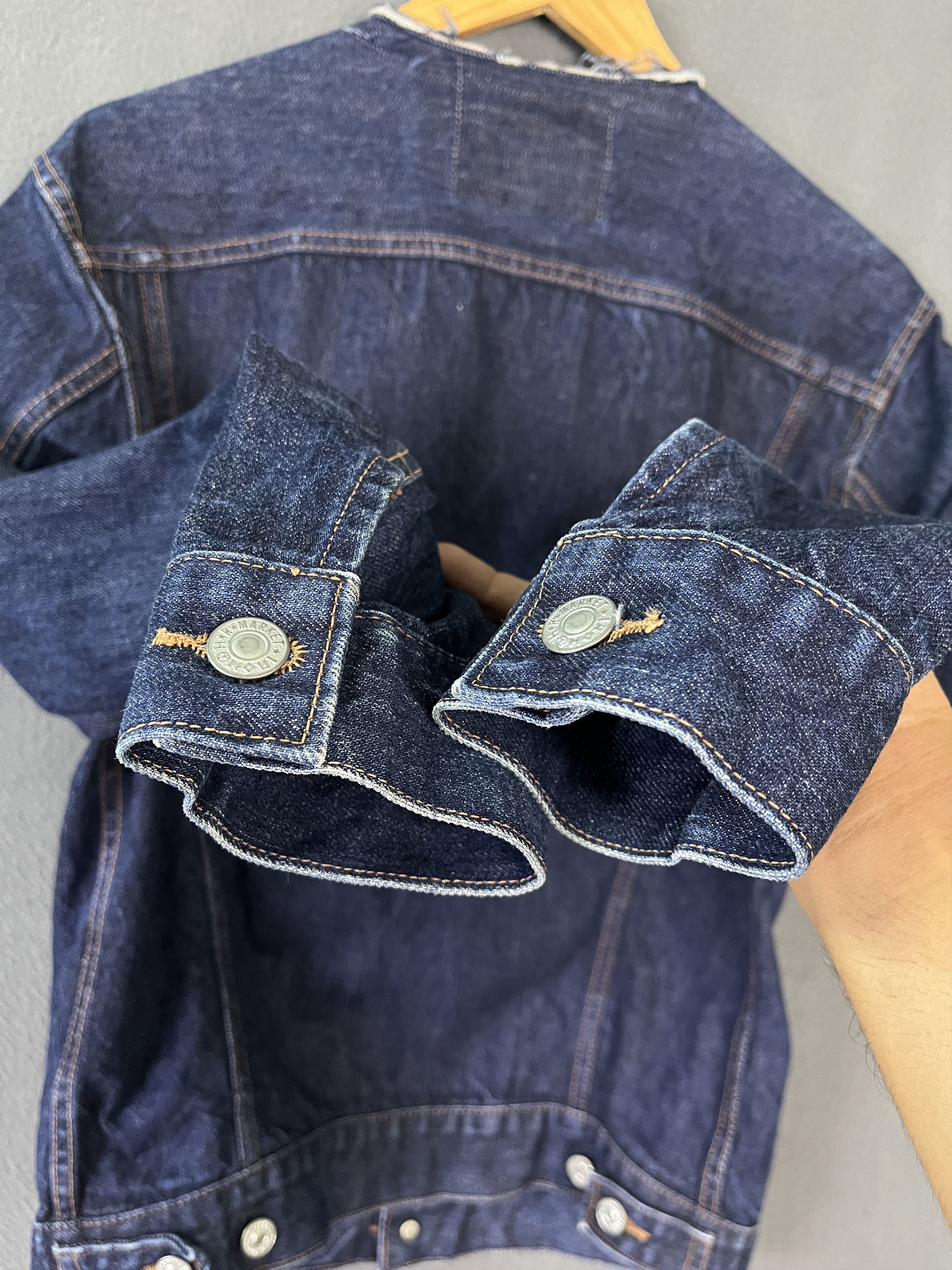 Blue Blue Japan × HOLLYWOOD RANCH MARKET × Japanese Brand HR Market Type 3 Trucker Jacket Made in Japan Size US S / EU 44-46 / 1 - 7 Thumbnail