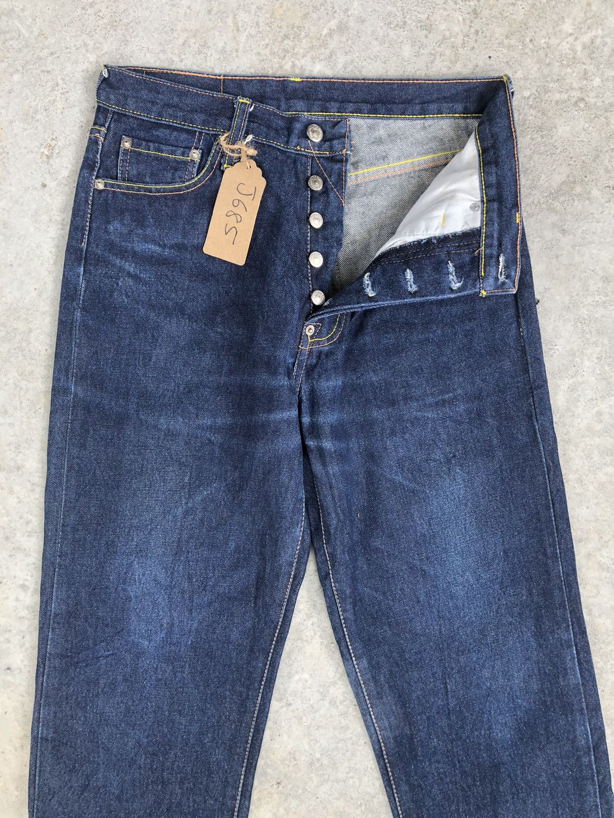 Japanese Brand Japanese Snake Embroidered Jeans Distressed Jeans Size US 30 / EU 46 - 3 Thumbnail