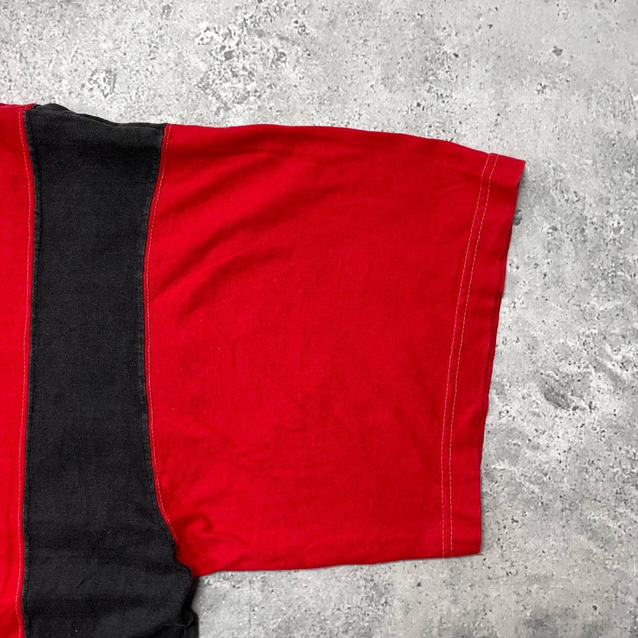 NBA × Vintage Vintage 90s Chicago Bulls NBA Edge V-Neck T Shirt Size US L / EU 52-54 / 3 - 16 Thumbnail