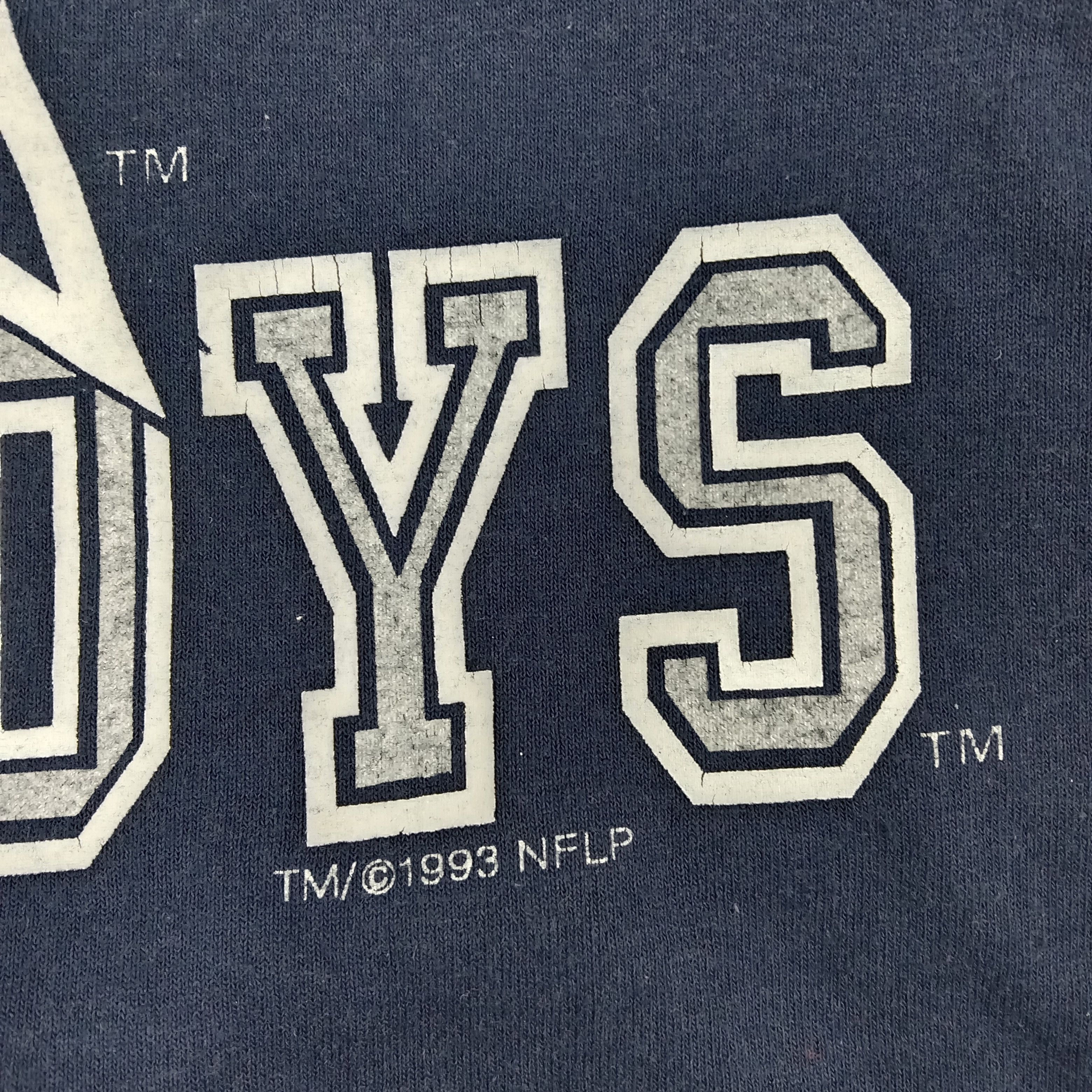 Logo 7 × NFL × Vintage Vintage 90's Dallas Cowboys American Football Team Tshirt Size US XXL / EU 58 / 5 - 3 Thumbnail