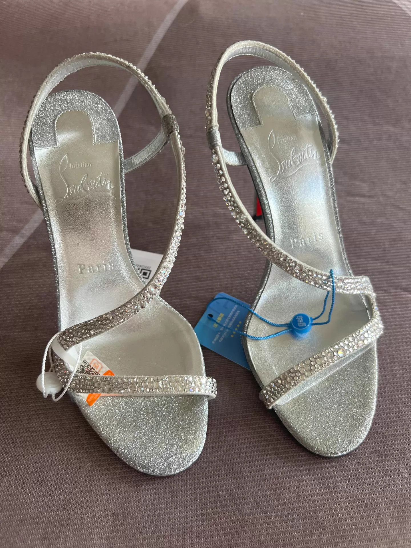 Christian Louboutin CL Heeled Sandals 36 Size US 5.5 / IT 35.5 - 1 Thumbnail