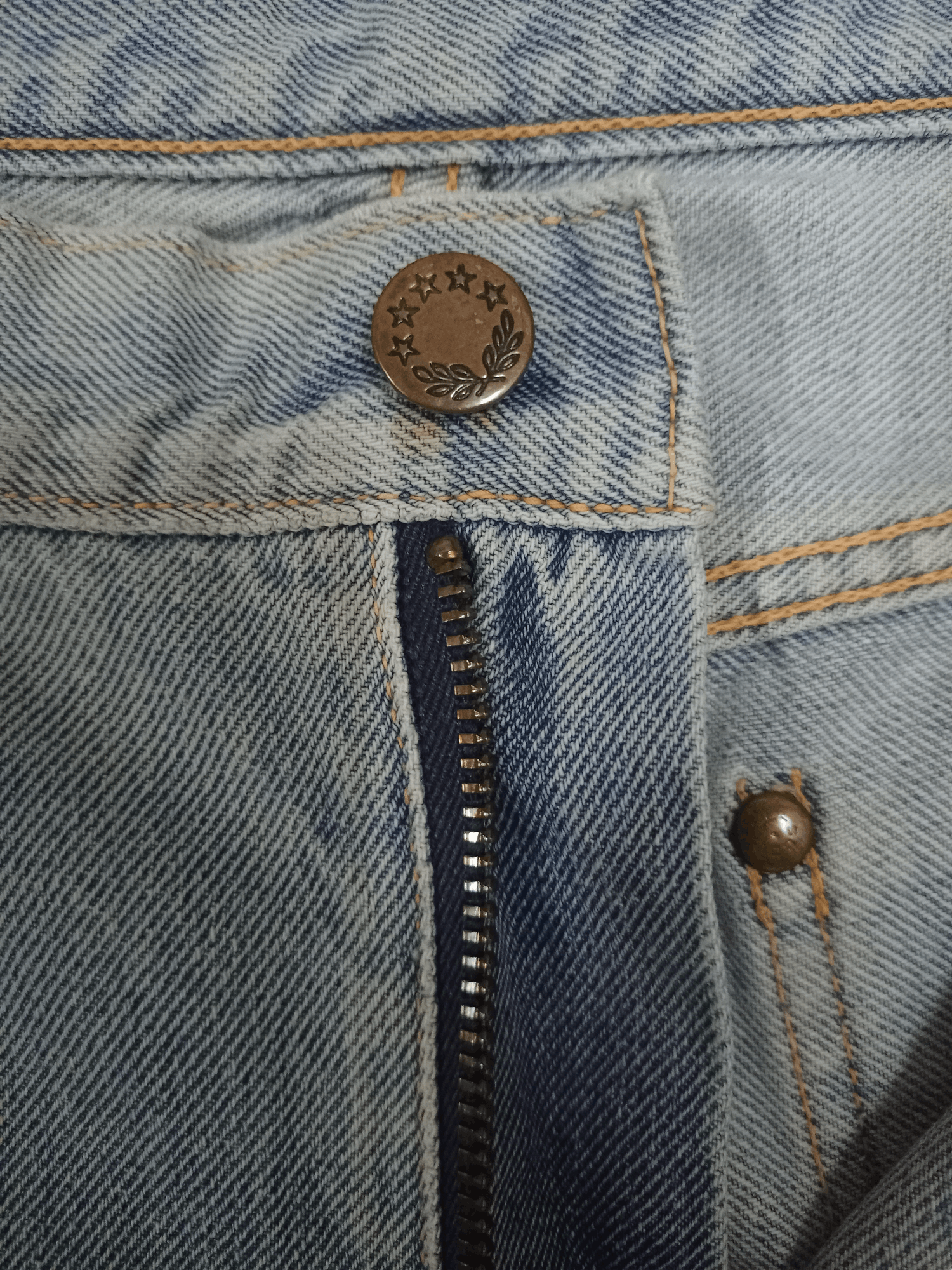 Edwin × Japanese Brand Vintage Edwin Light Wash Ripped Style Baggy Jeans 31x24 Size US 31 - 5 Thumbnail